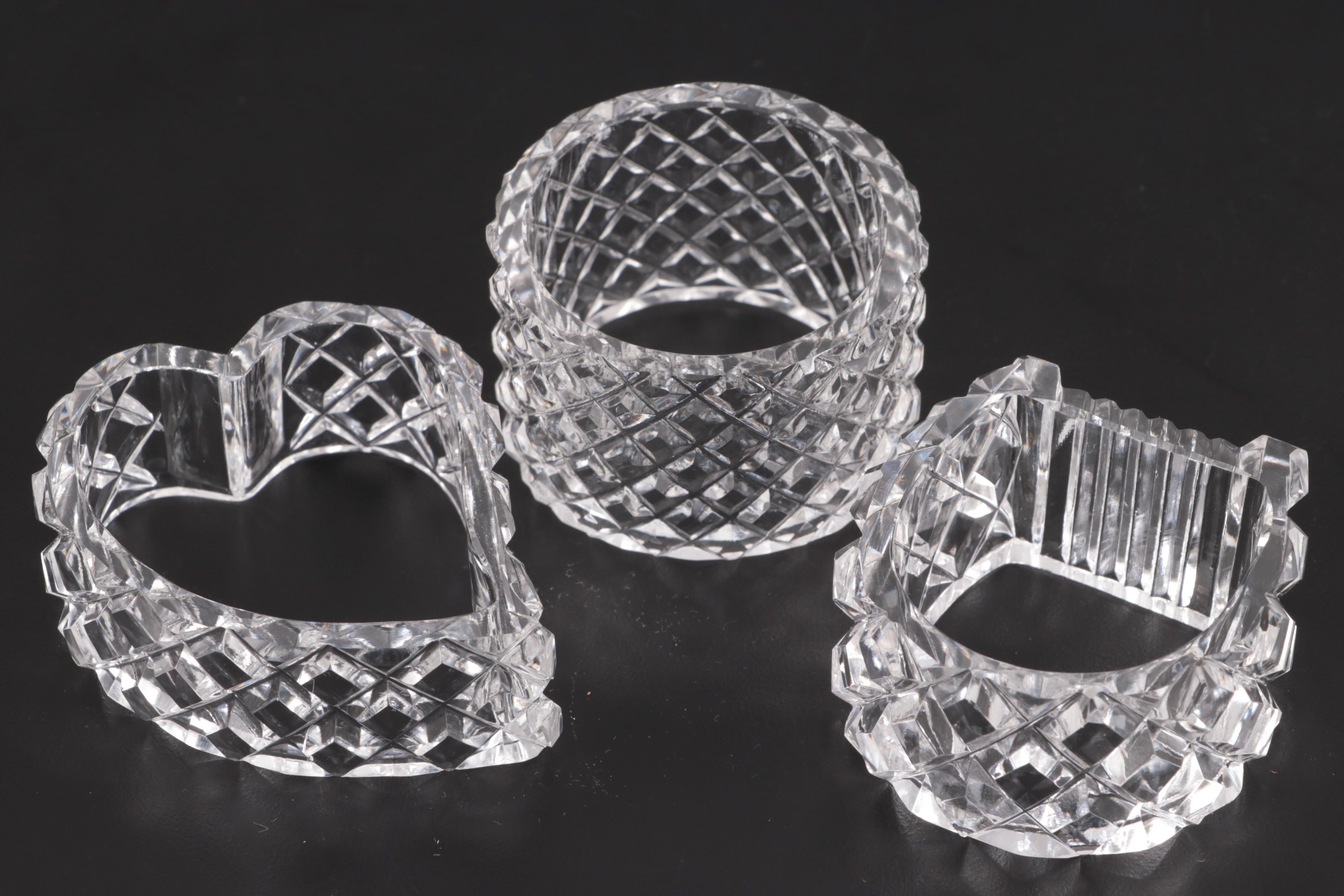 Wedgwood "Wild Strawberry" Bone China Napkin Ring with Other Napkin Rings