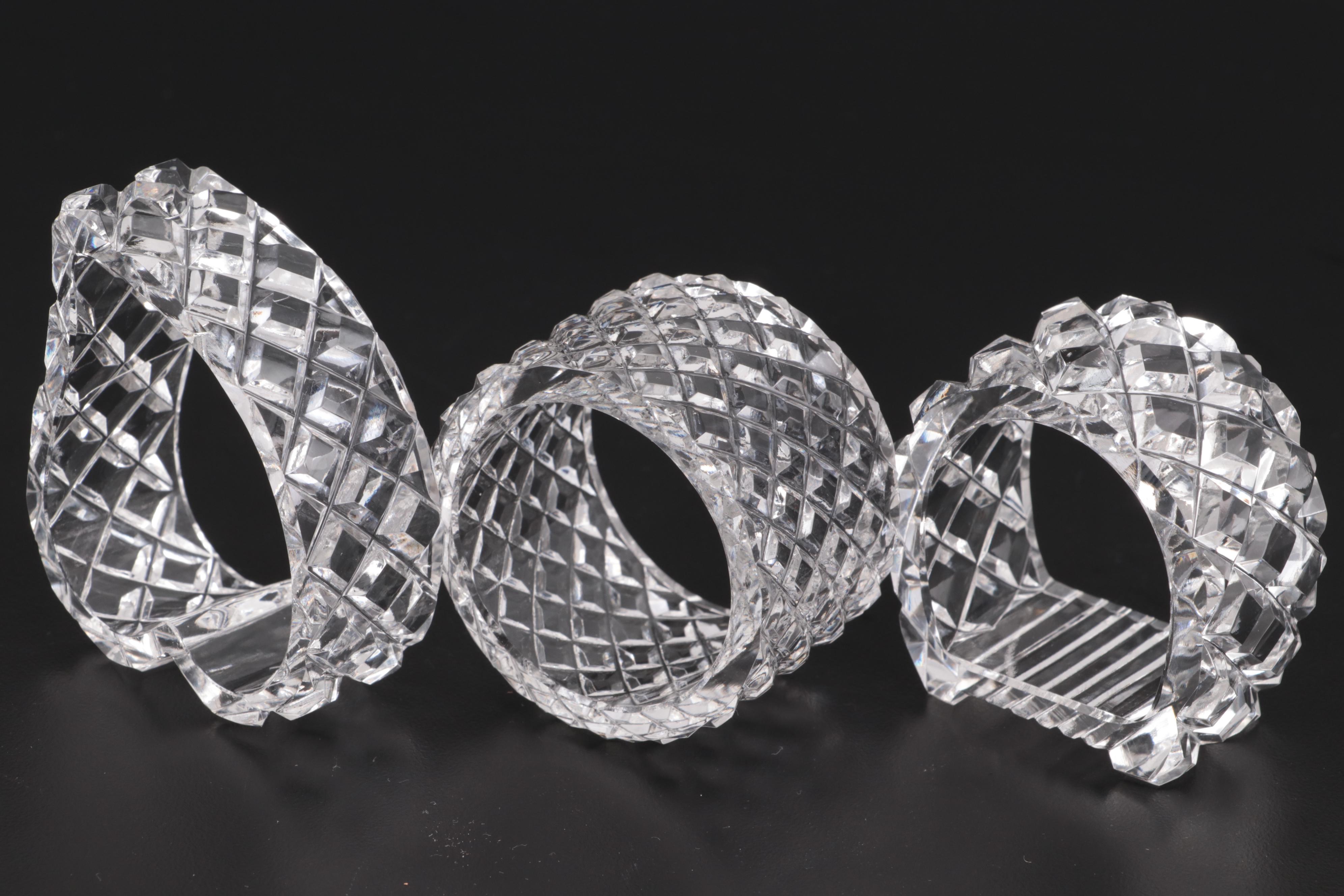 Wedgwood "Wild Strawberry" Bone China Napkin Ring with Other Napkin Rings