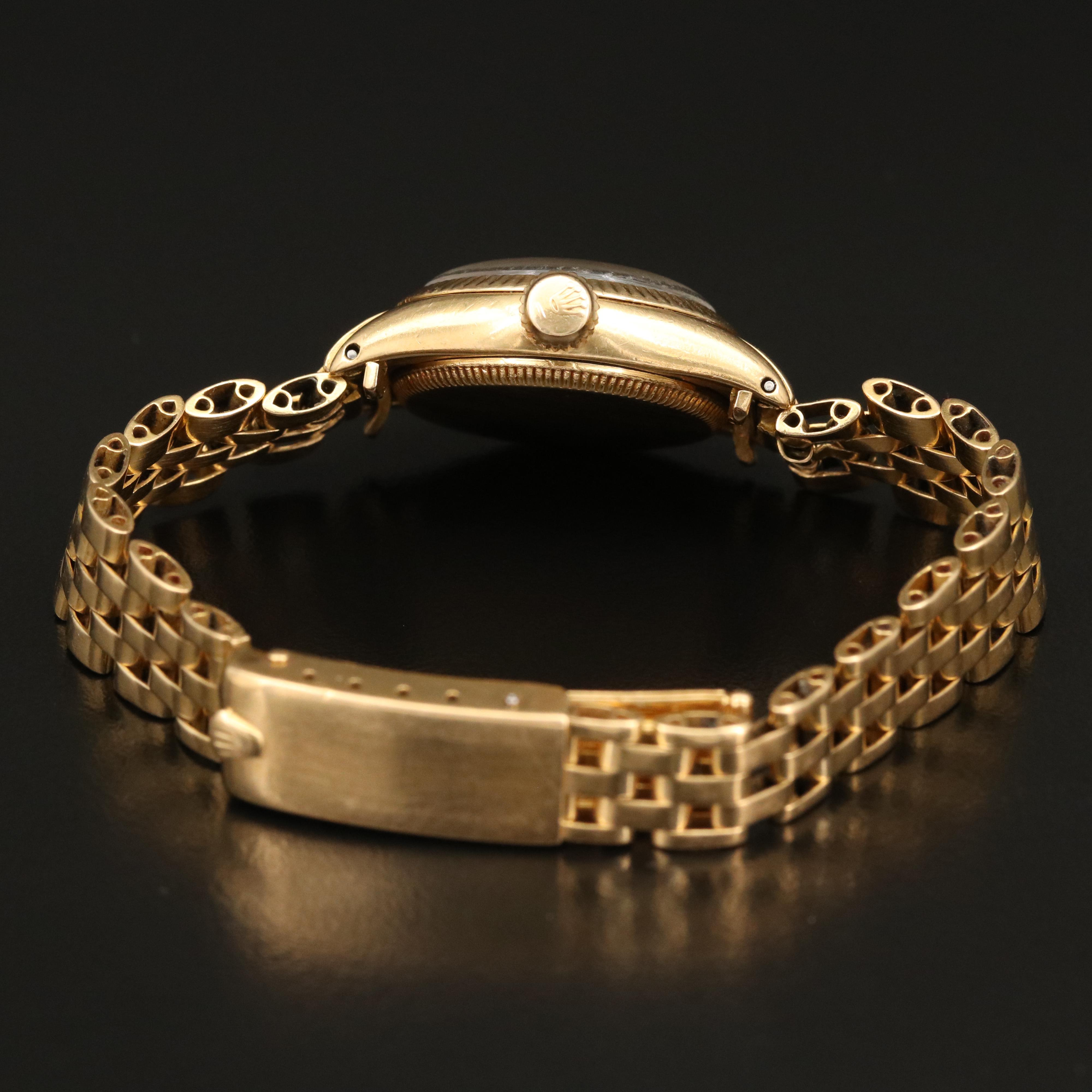 1954 Rolex Oyster Perpetual Small Seconds 18K Gold Automatic Watch