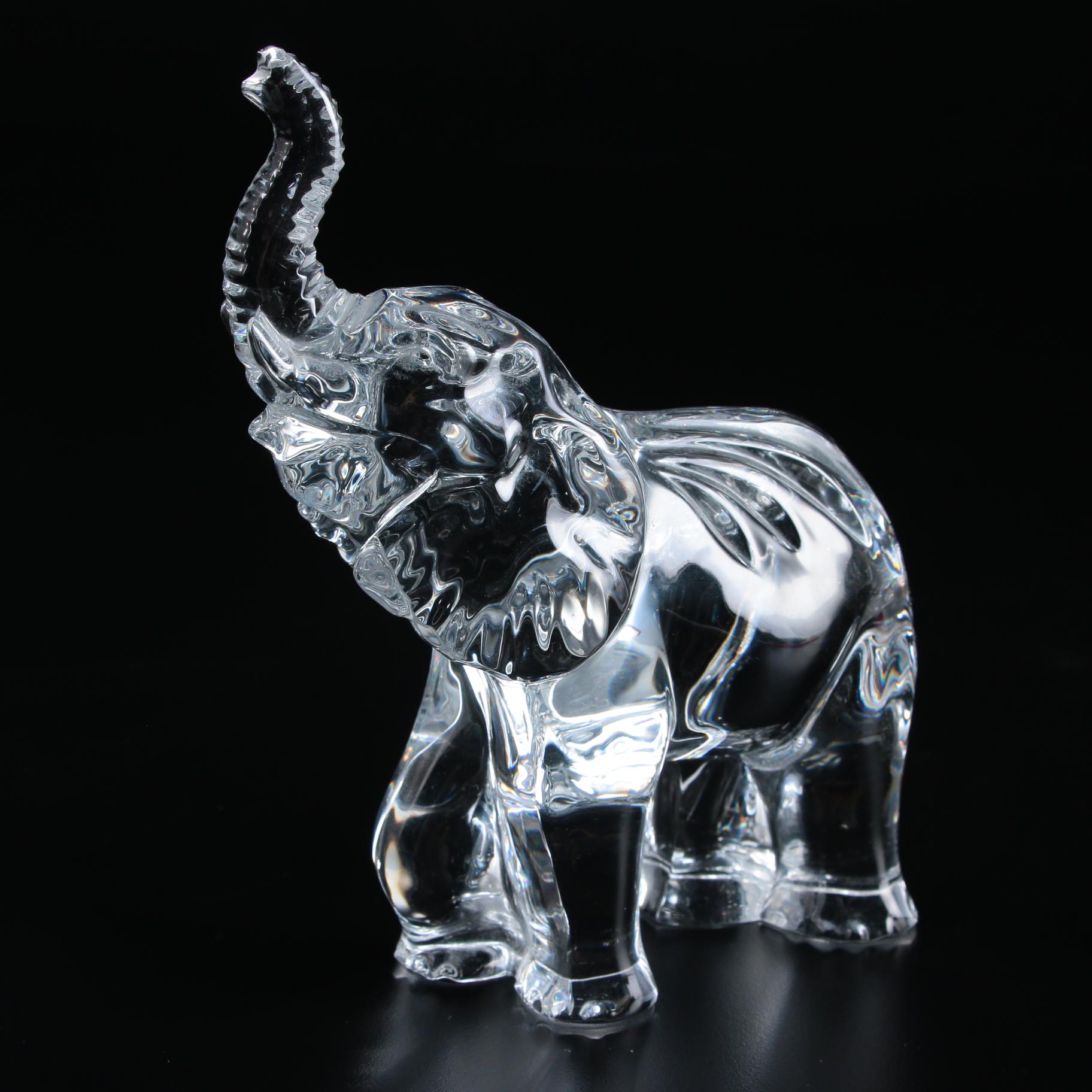 Waterford Crystal Elephant Figurine