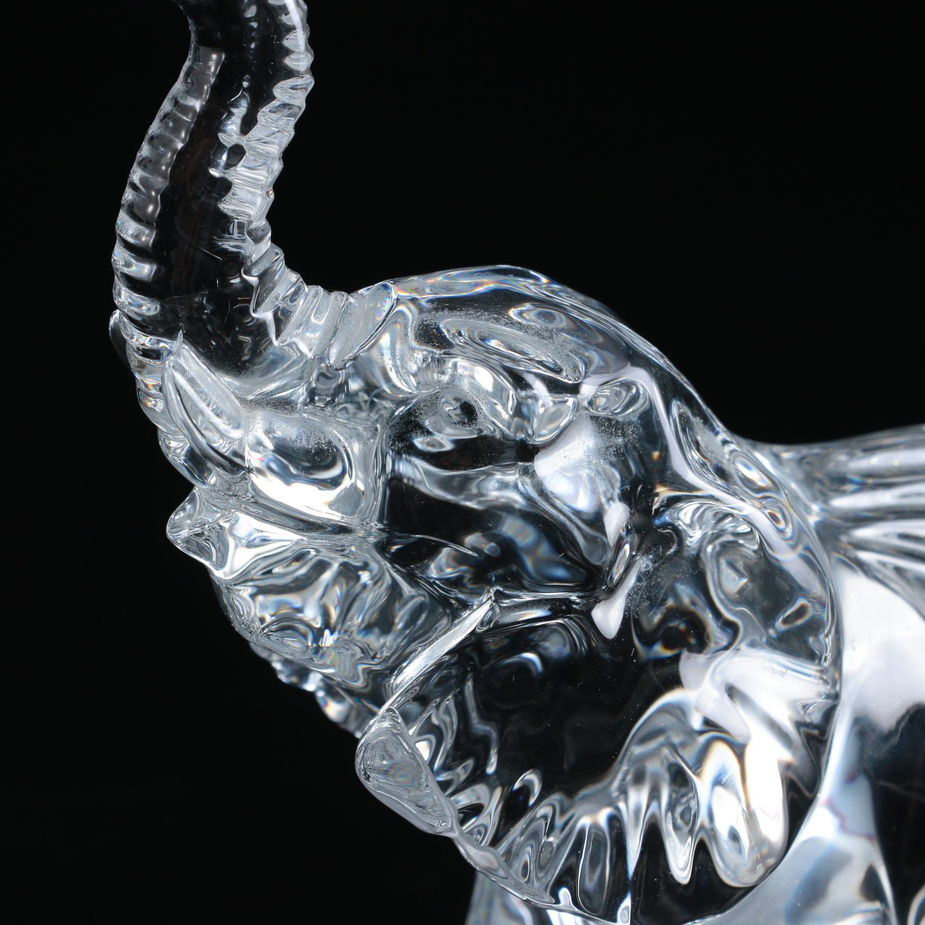 Waterford Crystal Elephant Figurine