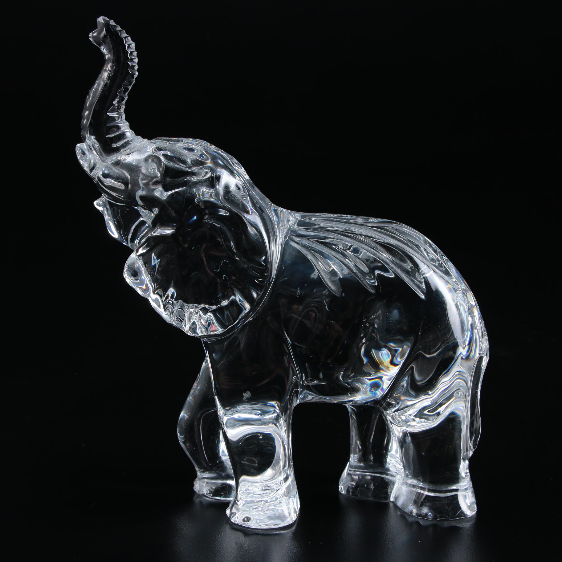 Waterford Crystal Elephant Figurine