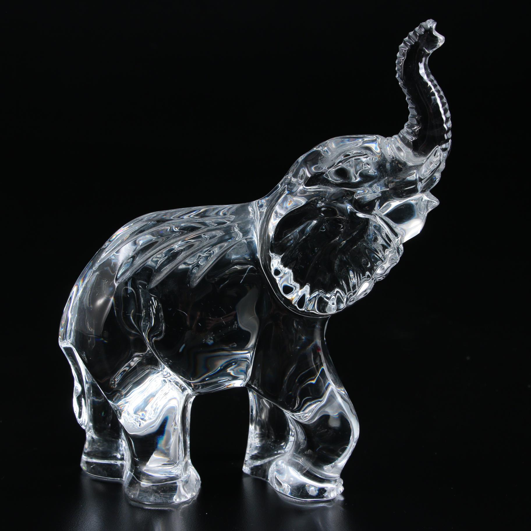 Waterford Crystal Elephant Figurine