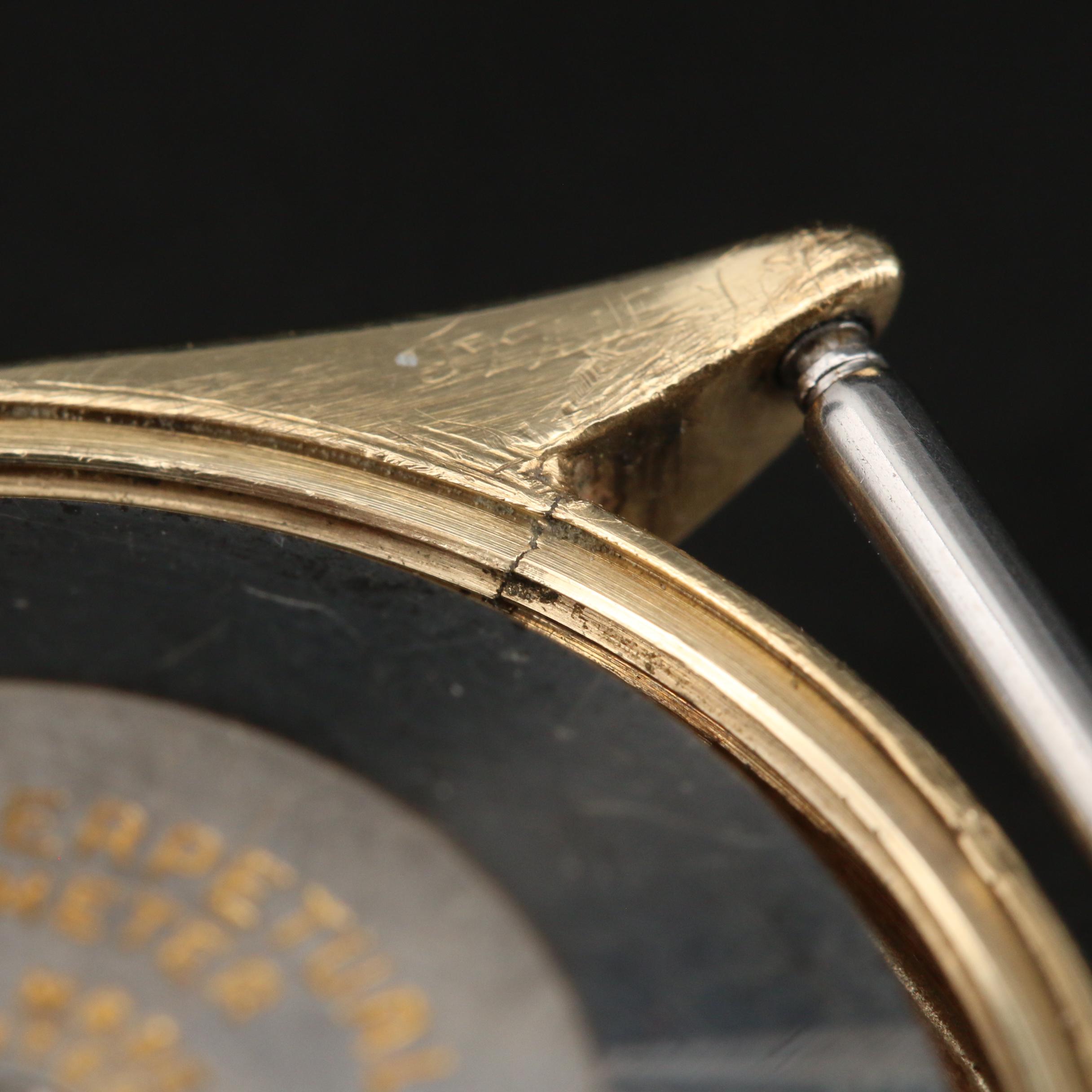 1952 Rolex Oyster Perpetual "Waffle Dial" 10K Gold Automatic Watch