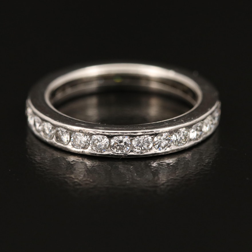 Platinum Diamond Eternity Band