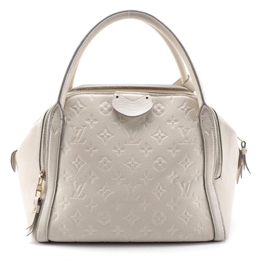 Louis Vuitton Marais MM in Monogram Empreinte Neige Leather