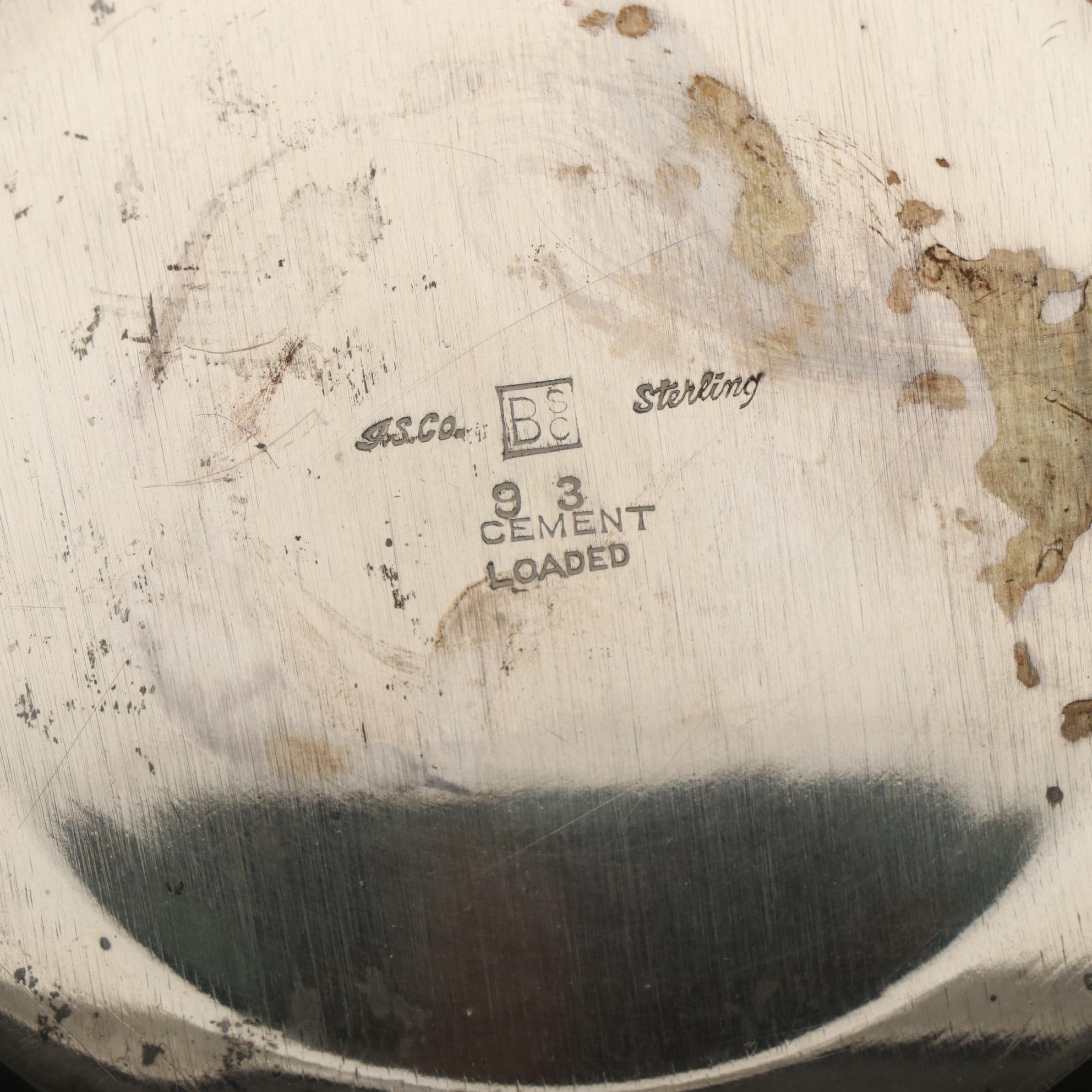 Barbour Silver Co. Weighted Sterling Candlesticks