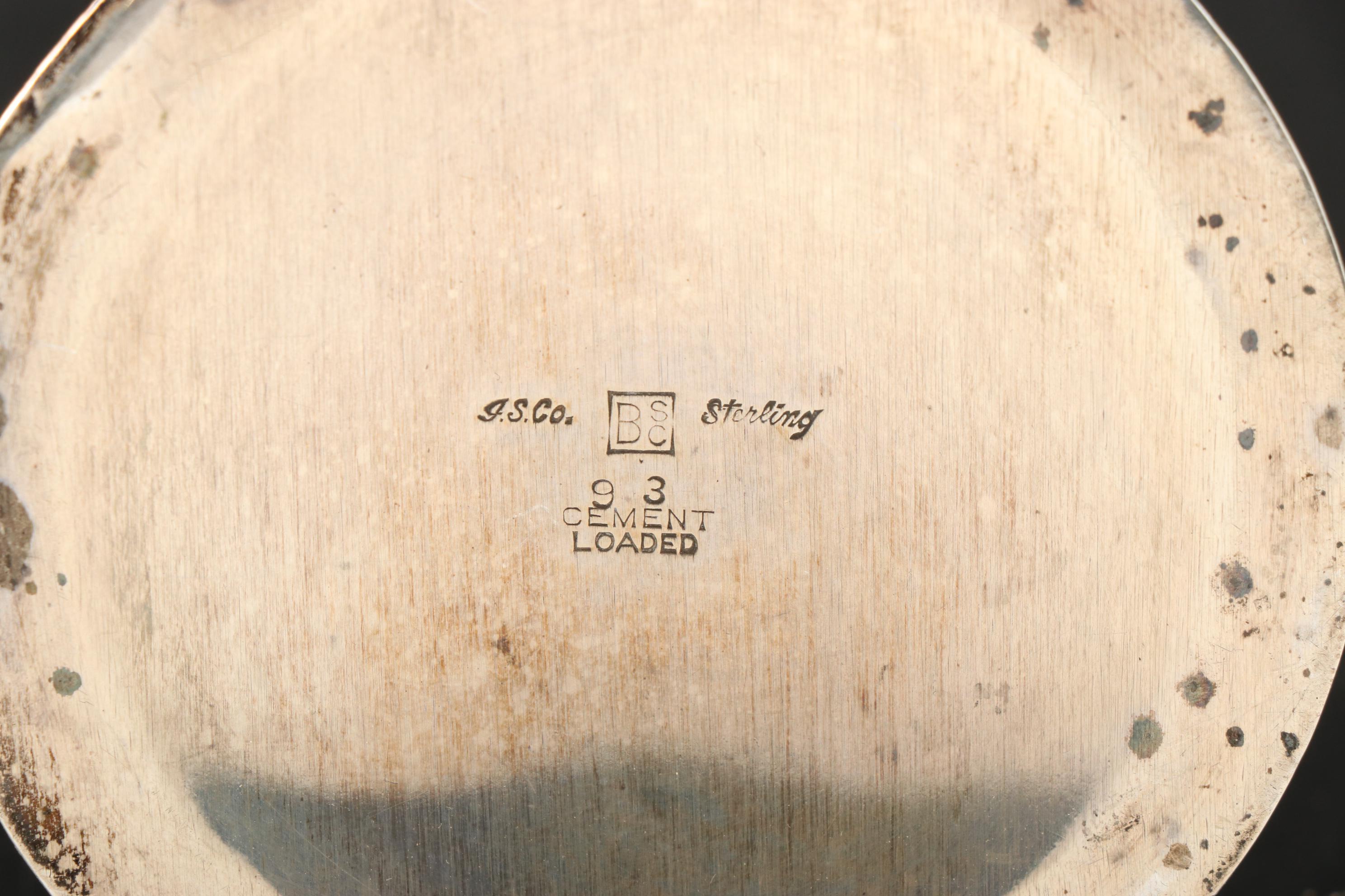 Barbour Silver Co. Weighted Sterling Candlesticks