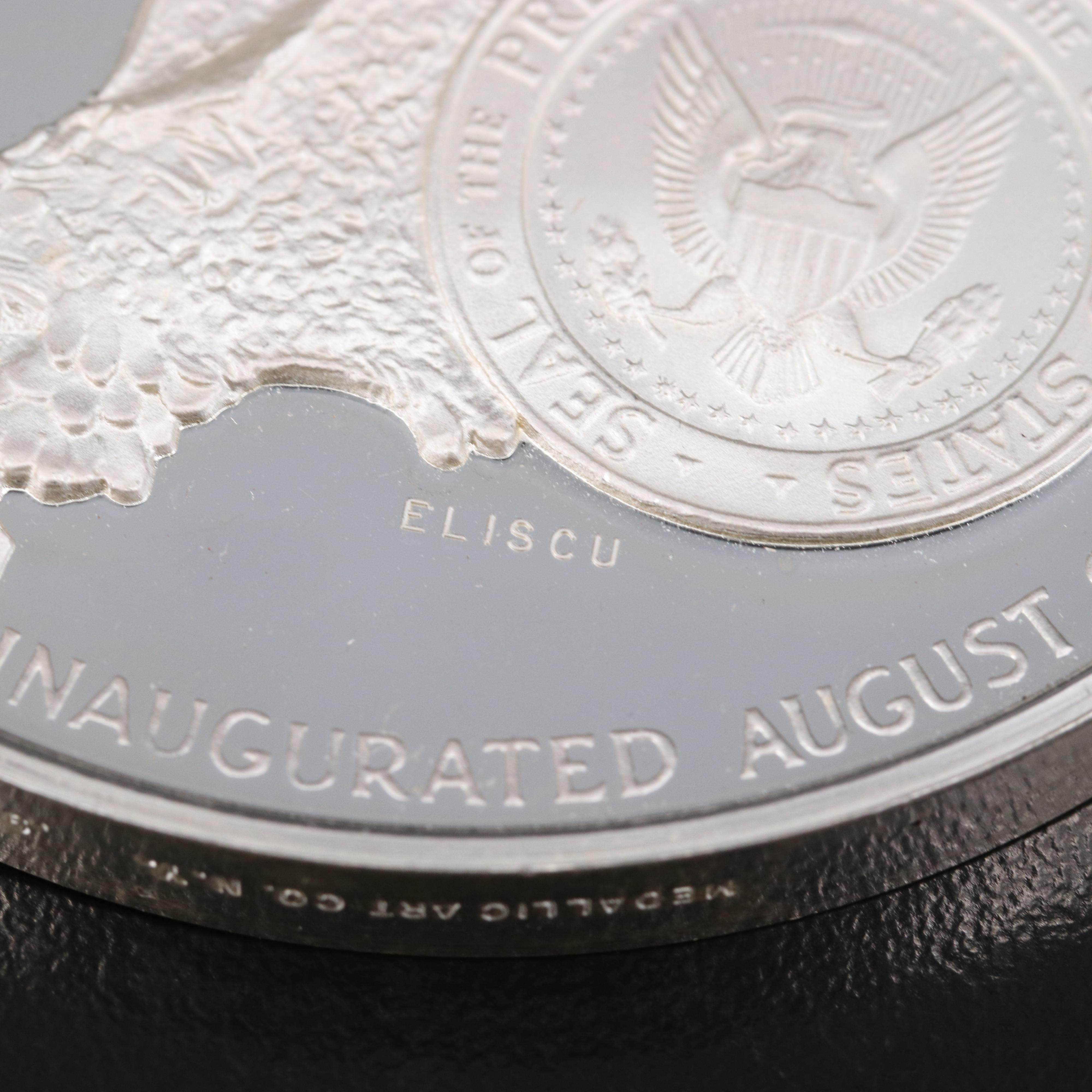 .999 Fine Silver Gerald R. Ford Inauguration Medal, 1974