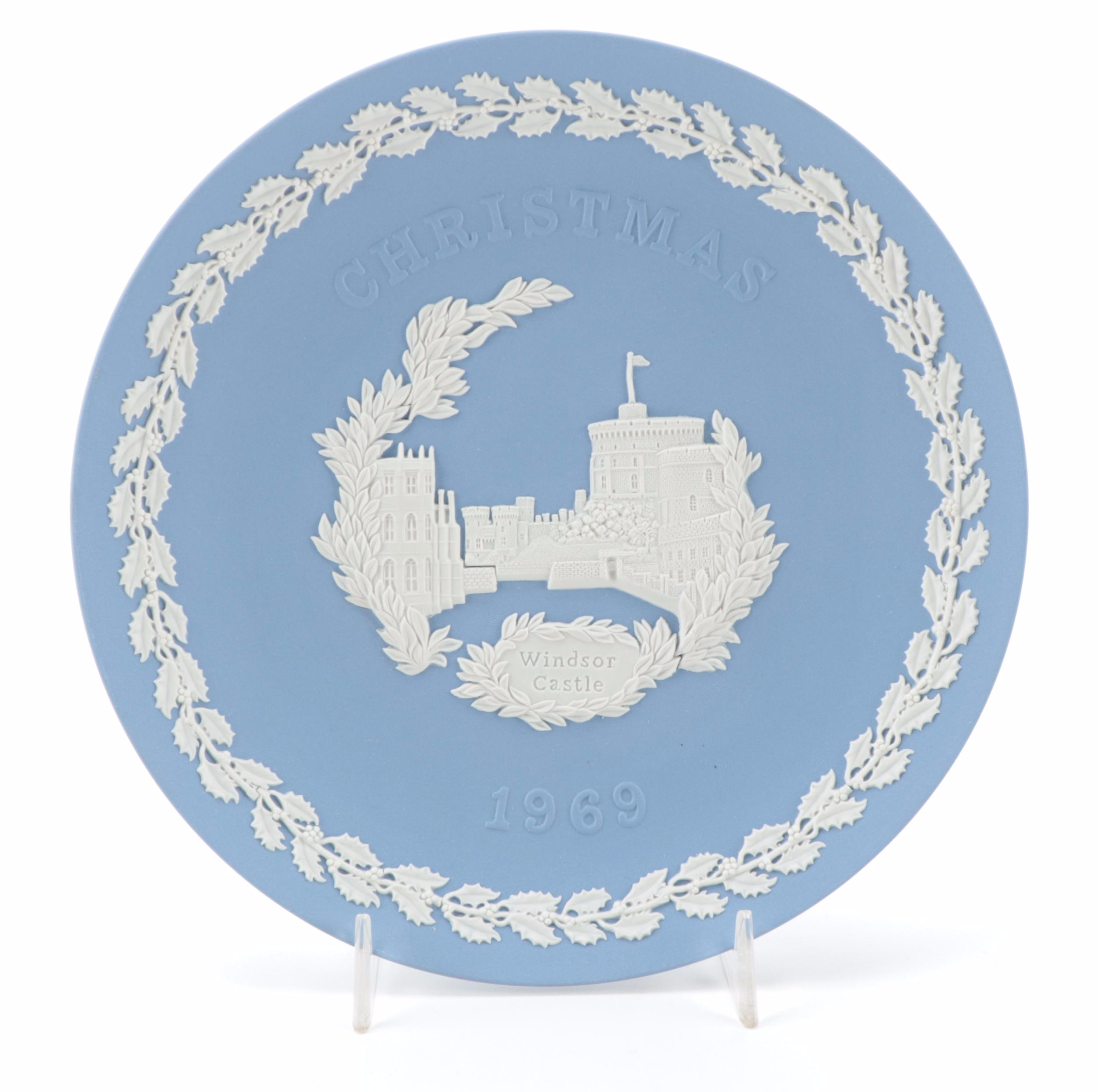 Wedgwood Annual Christmas Jasperware Plates, 1969–1972