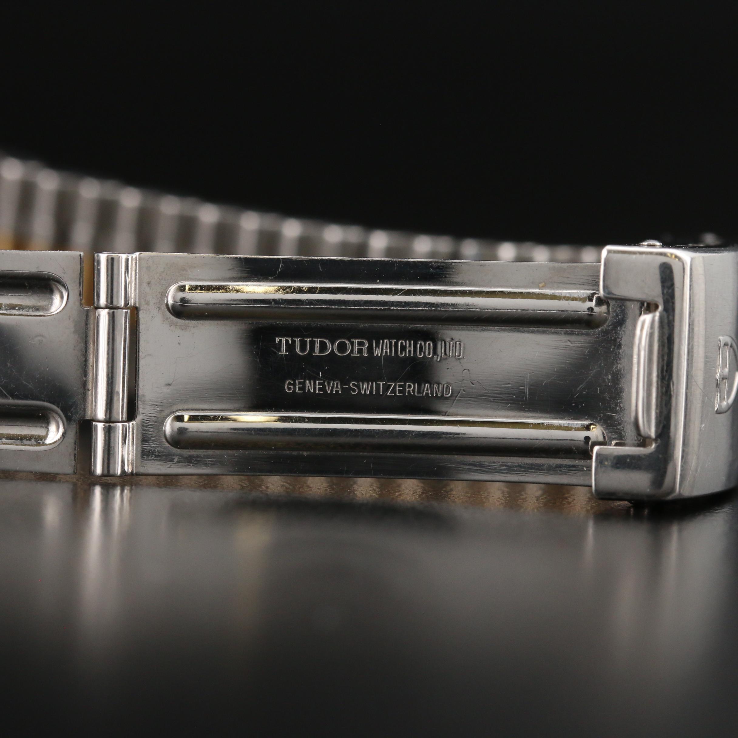 Tudor "Monarch" 18K and Stainless Steel Diamond Dial Quartz Watch