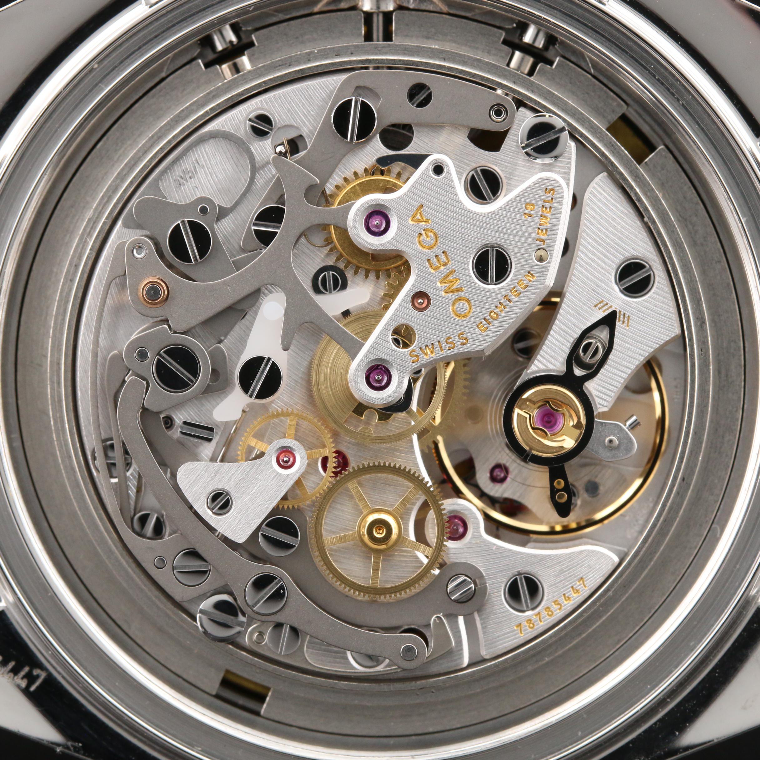 Omega "Speedmaster Moonwatch Professional" Stainless Steel Stem Wind Watch