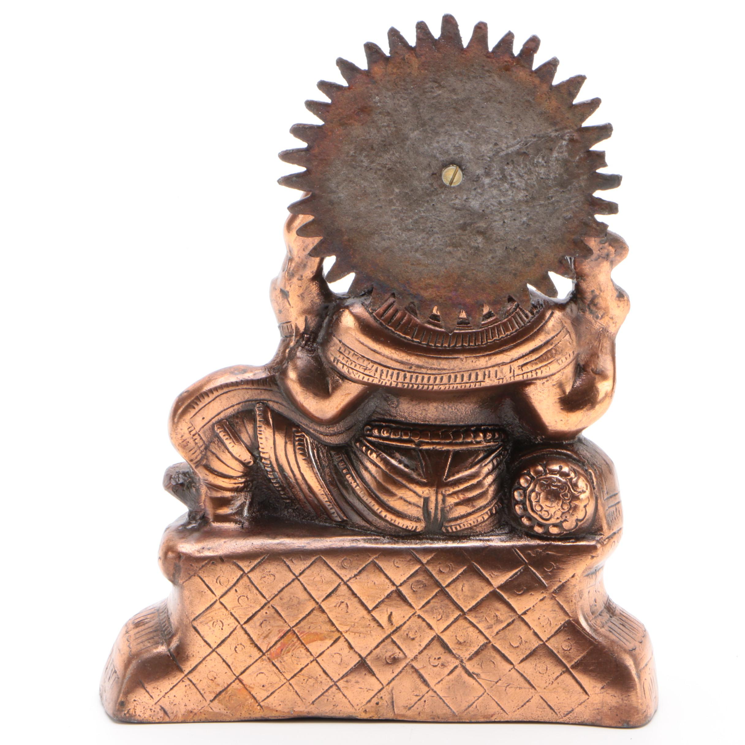 Abhaya Mudra Ganesha Metal Statue