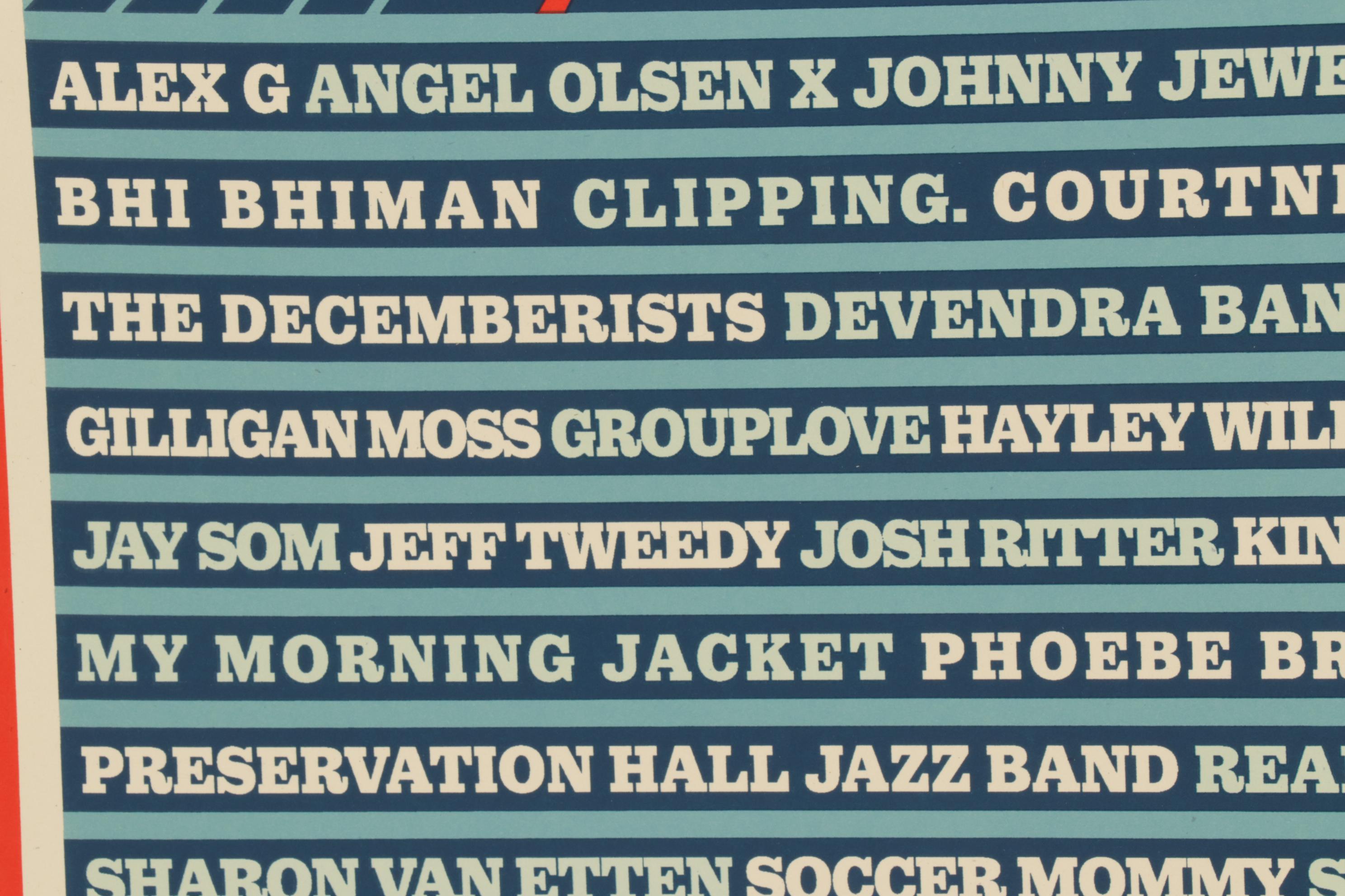 Shepard Fairey Poster "Good Music To Avert The Collapse Of American Democracy"