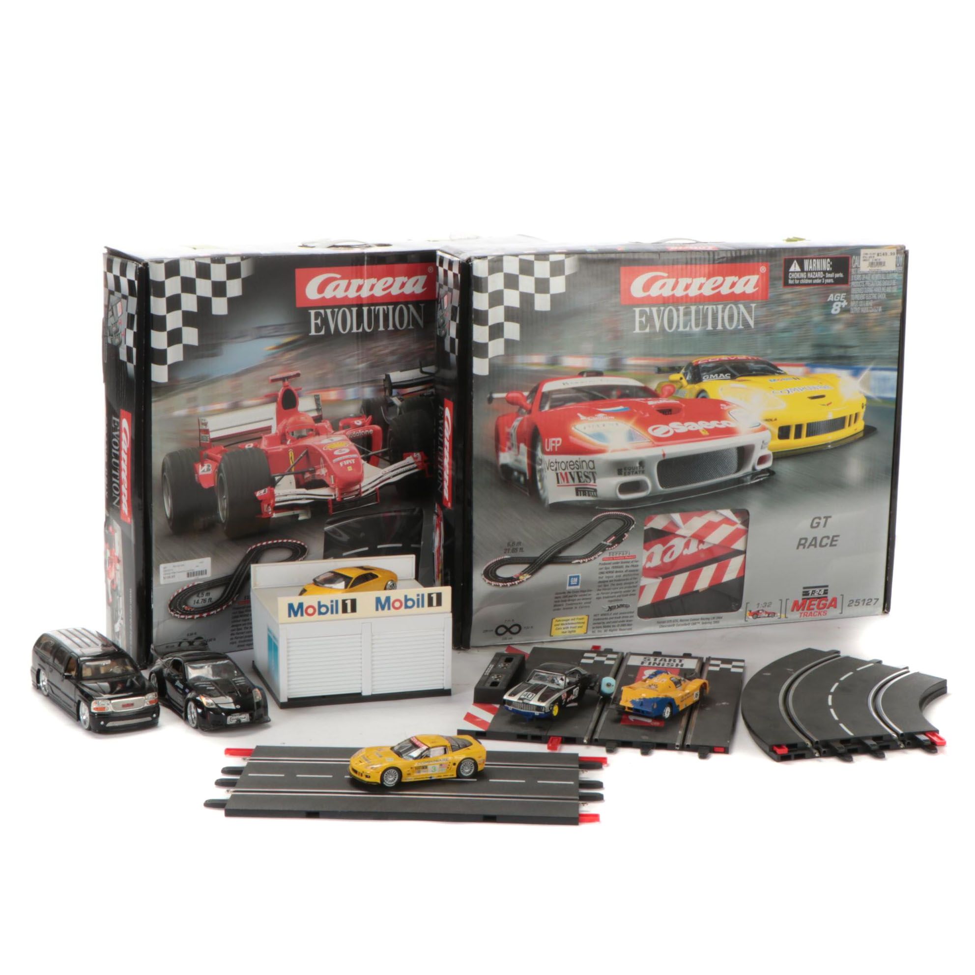 Carrera Evolution Slot Car Sets Including Grand Prix and GT Race