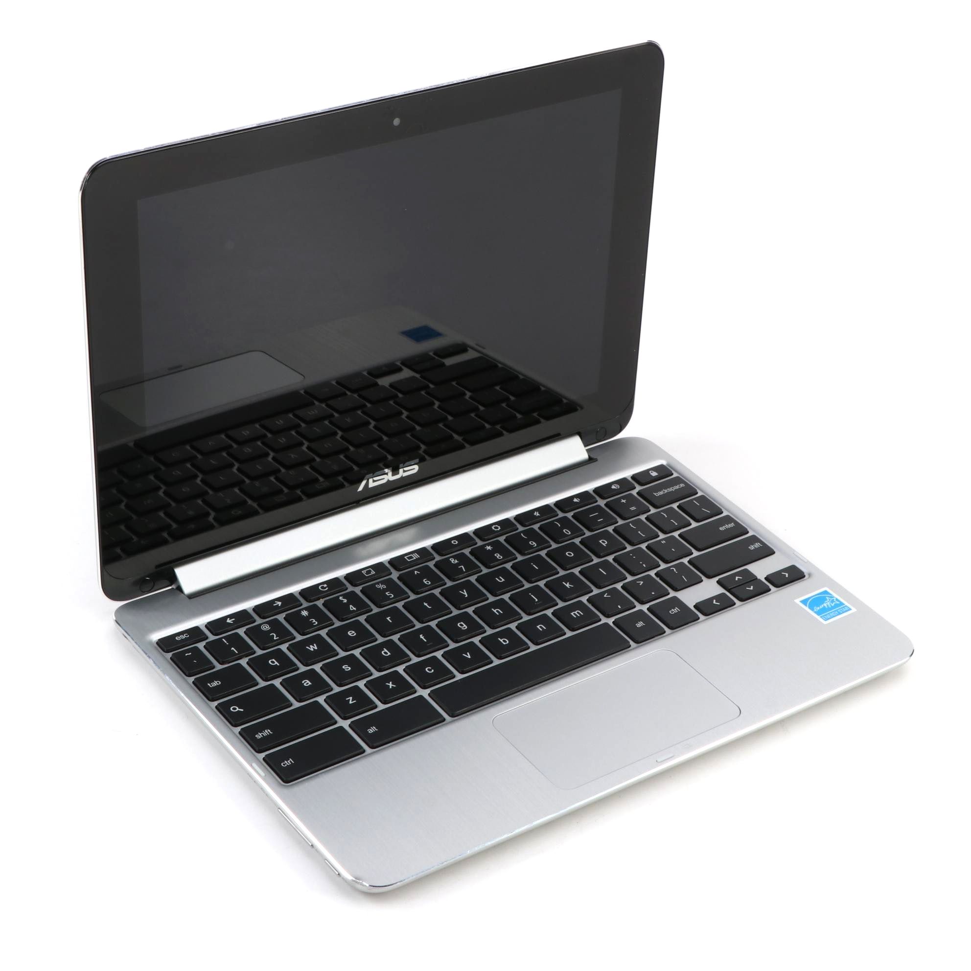 ASUS Flip C100P Chromebook Laptop with Power Adapter, 2016