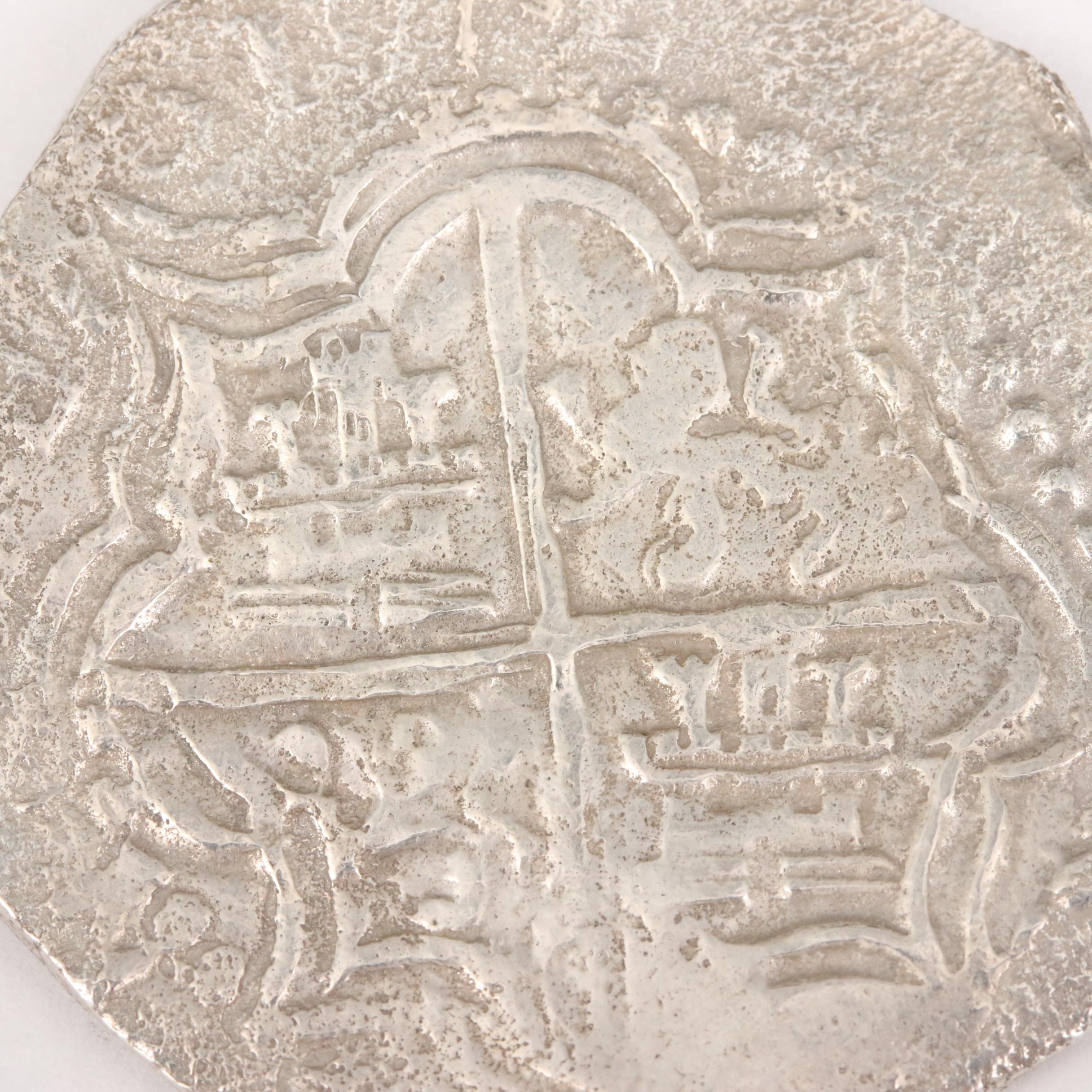 Spanish Colonial (Bolivia) 8 Reales Cob Coin Recovered From Atocha Shipwreck