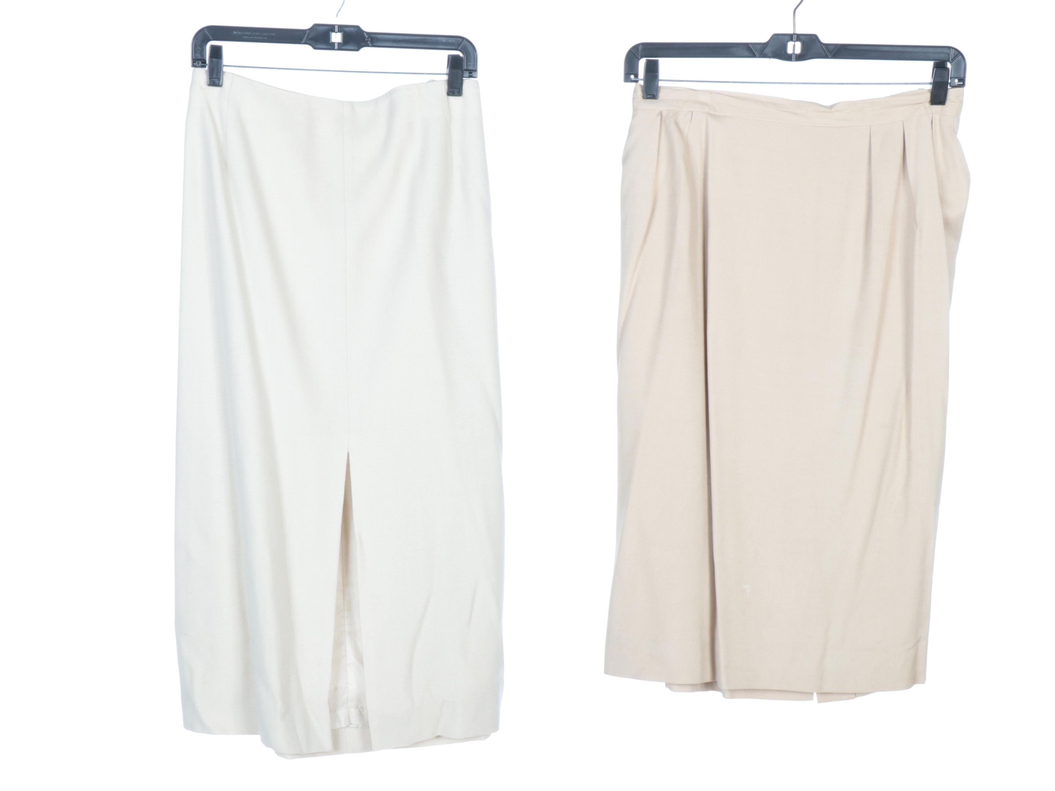 Jones New York and Rena Rowan for Saville Wool and Rayon Skirt Suits