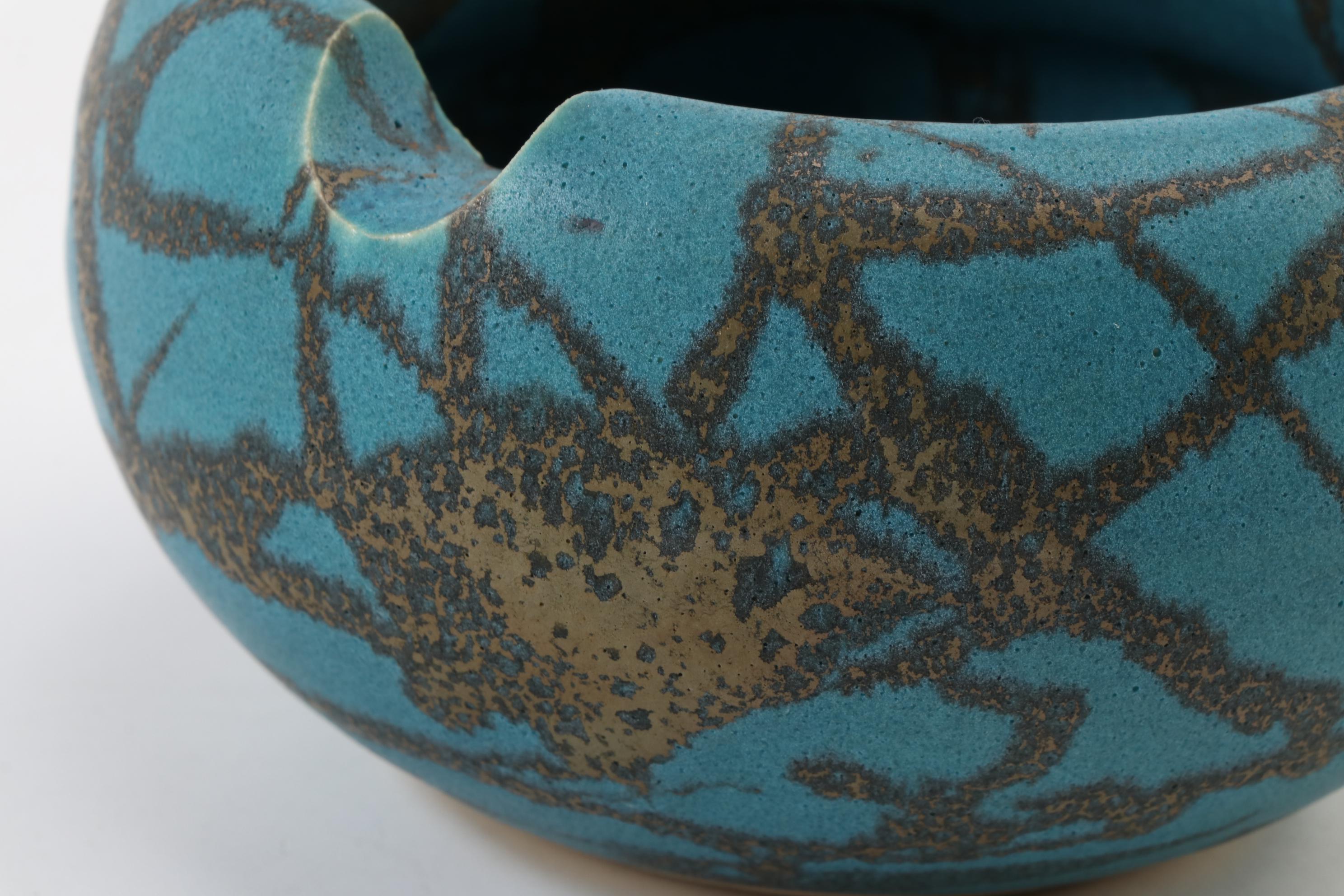 Hiroaki "Taimei" Morino Glazed Ceramic Vessel, circa 1975