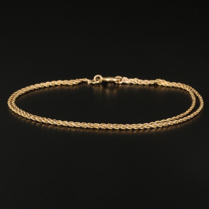 14K Scrap Bracelet