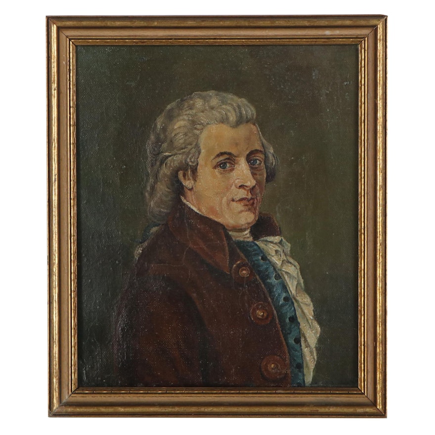Oil Painting after Johann Tischbein "Portrait of Wolfgang Amadeus Mozart"