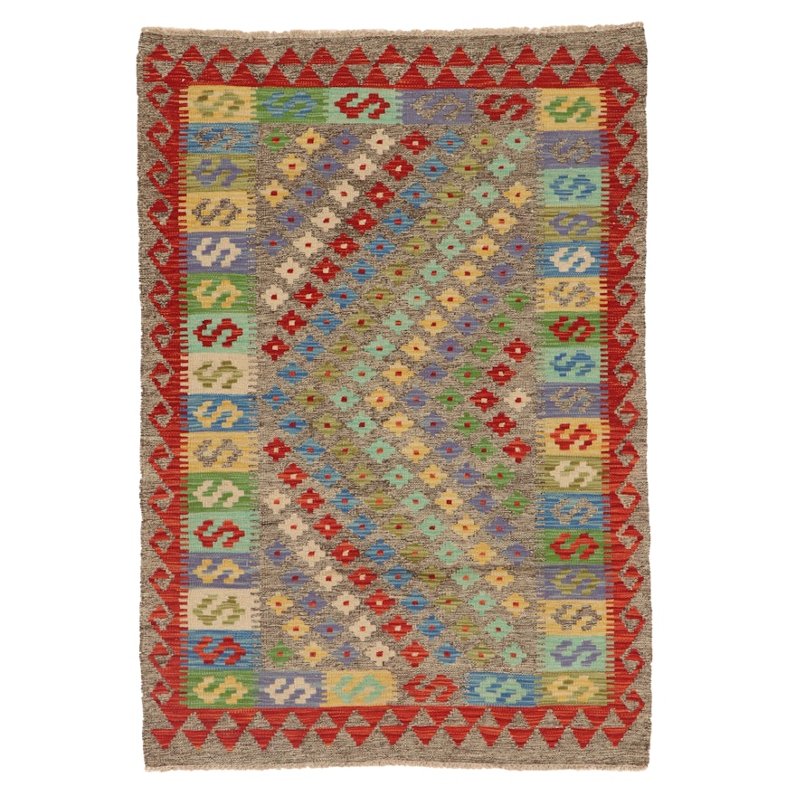 3'5 x 5' Handwoven Afghan Kilim Area Rug