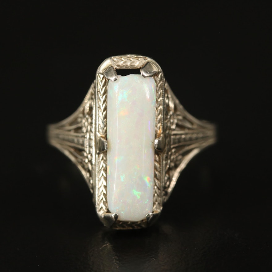 Edwardian 14K Opal Ring