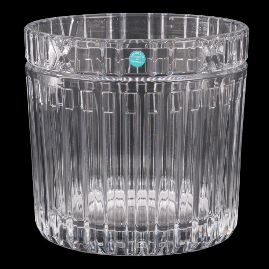 Tiffany & Co. "Atlas" Crystal Champagne Ice Bucket