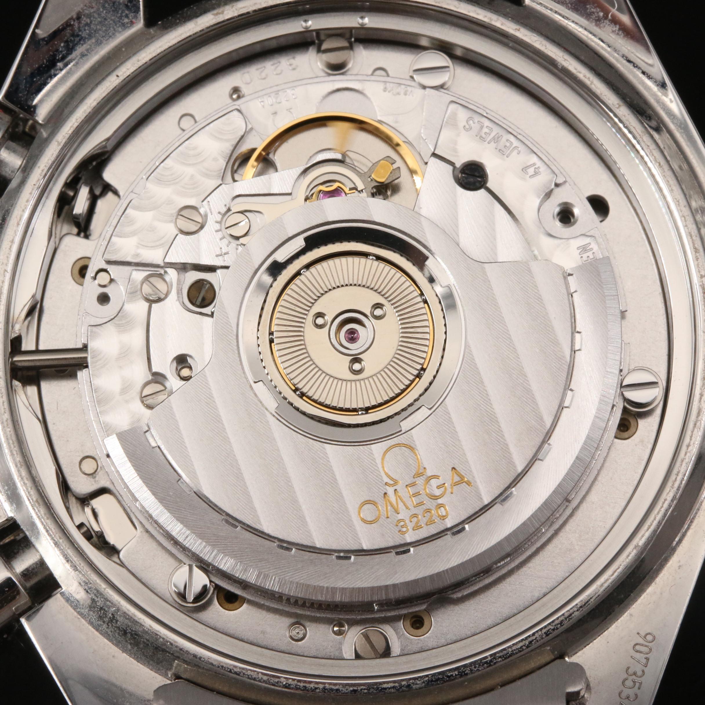 Omega "Speedmaster" Reduced Automatic Watch with Mother of Pearl Dial