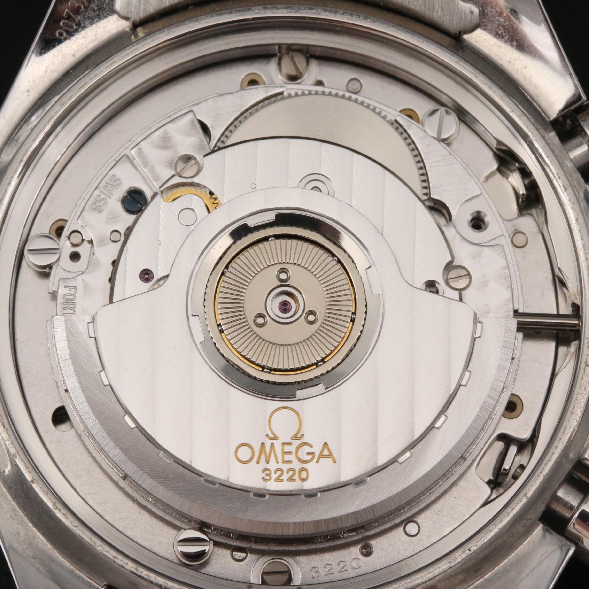 Omega "Speedmaster" Reduced Automatic Watch with Mother of Pearl Dial