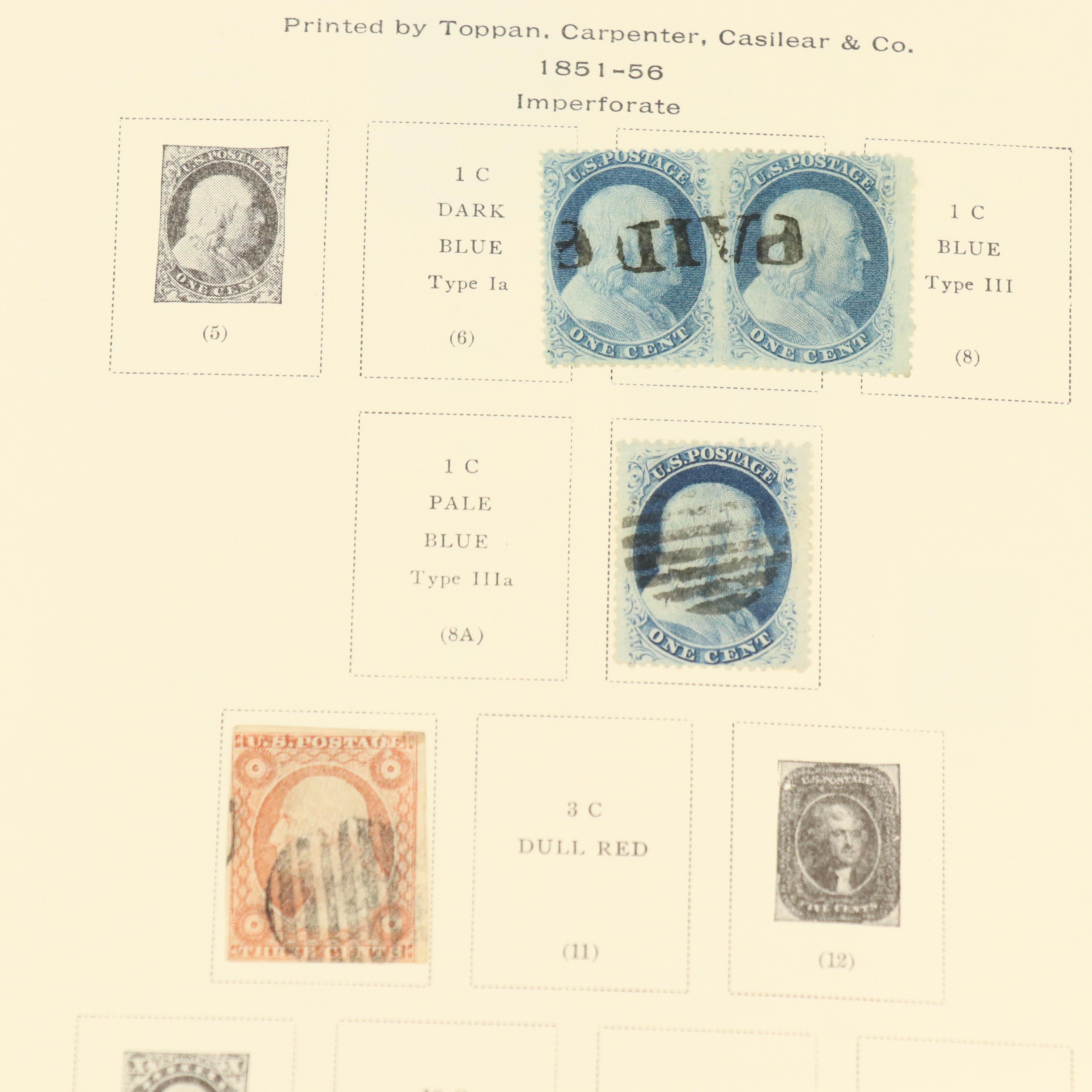 Scott U.S. Stamp Album Including Farley National Parks and Columbian Exposition