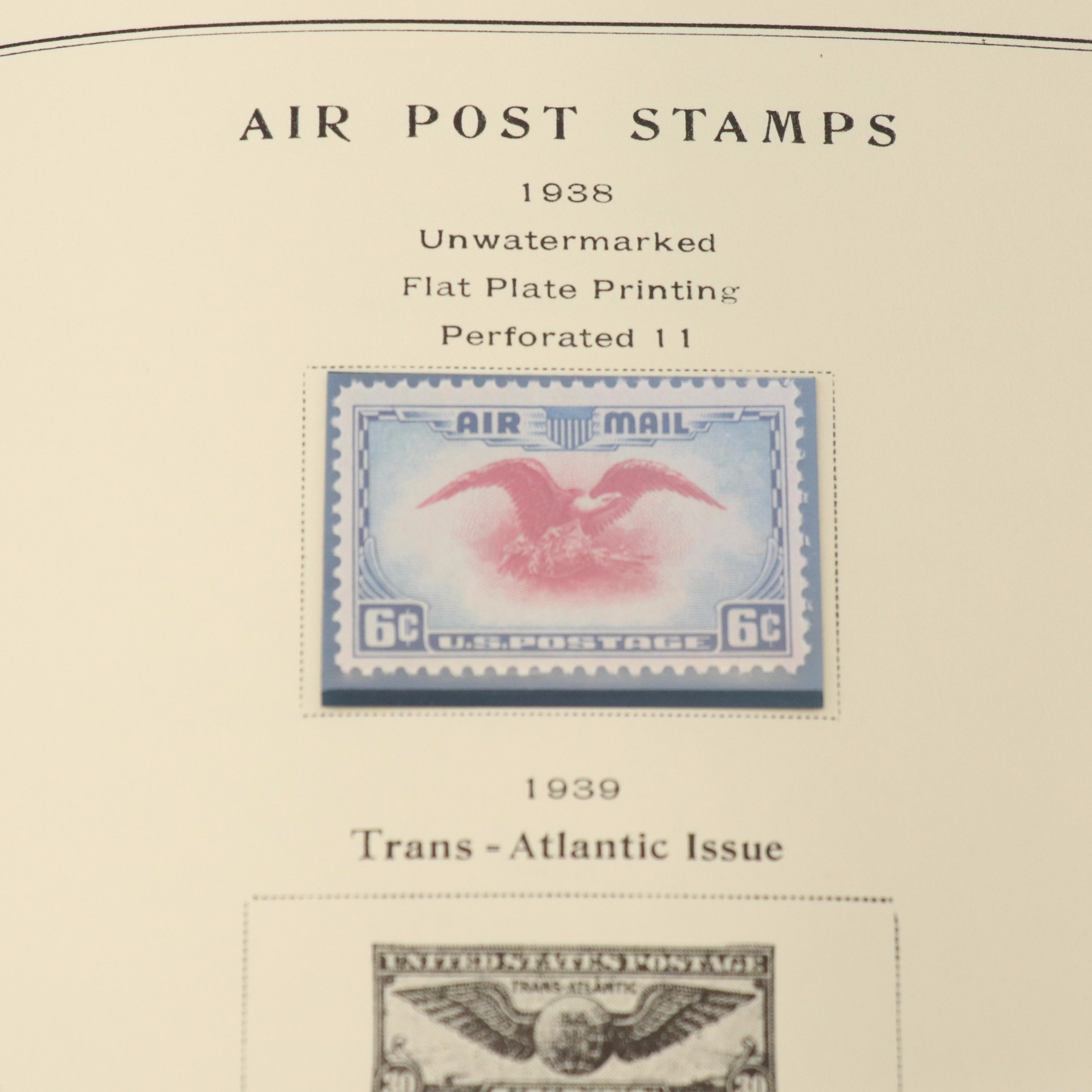 Scott U.S. Stamp Album Including Farley National Parks and Columbian Exposition