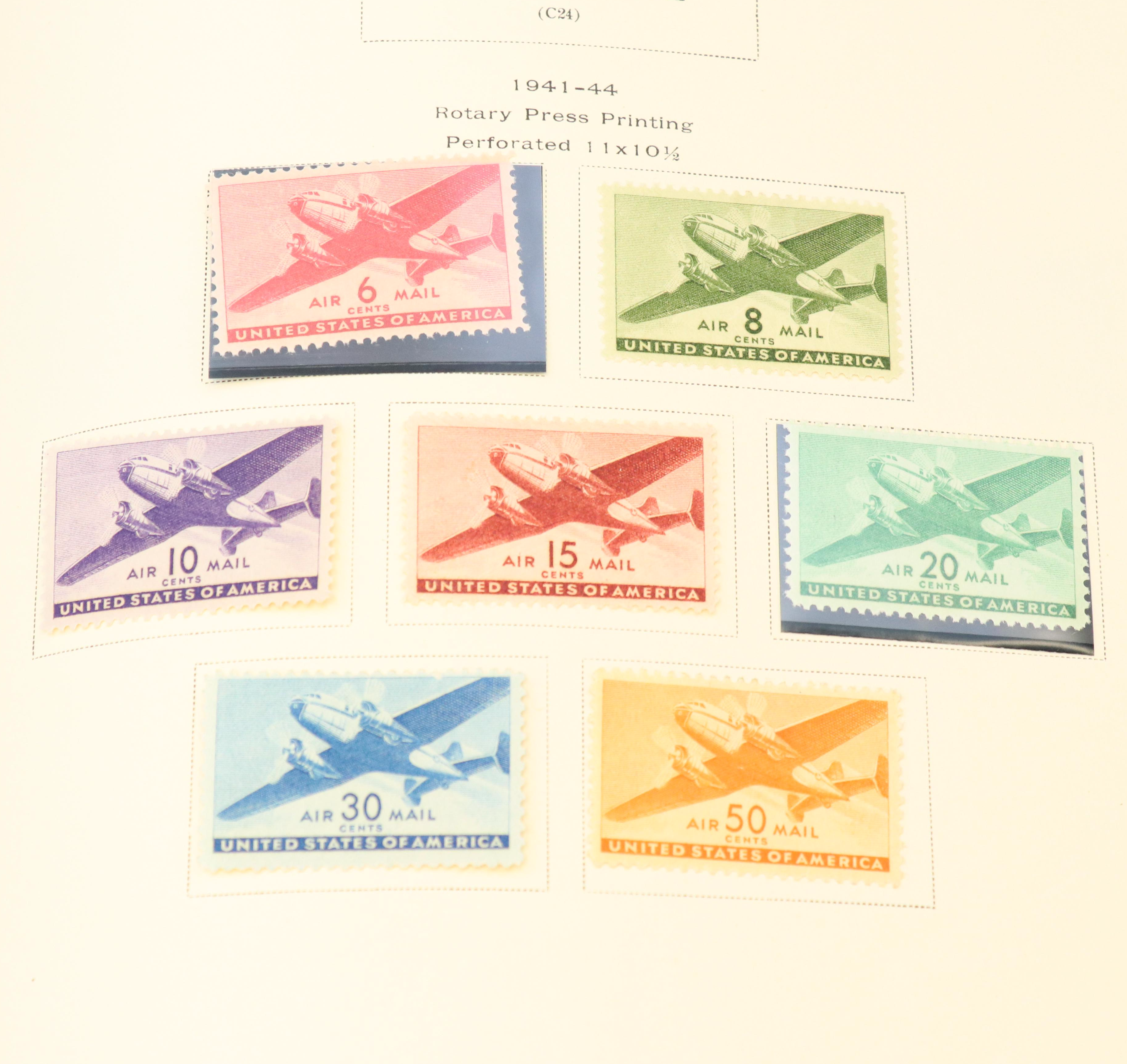 Scott U.S. Stamp Album Including Farley National Parks and Columbian Exposition