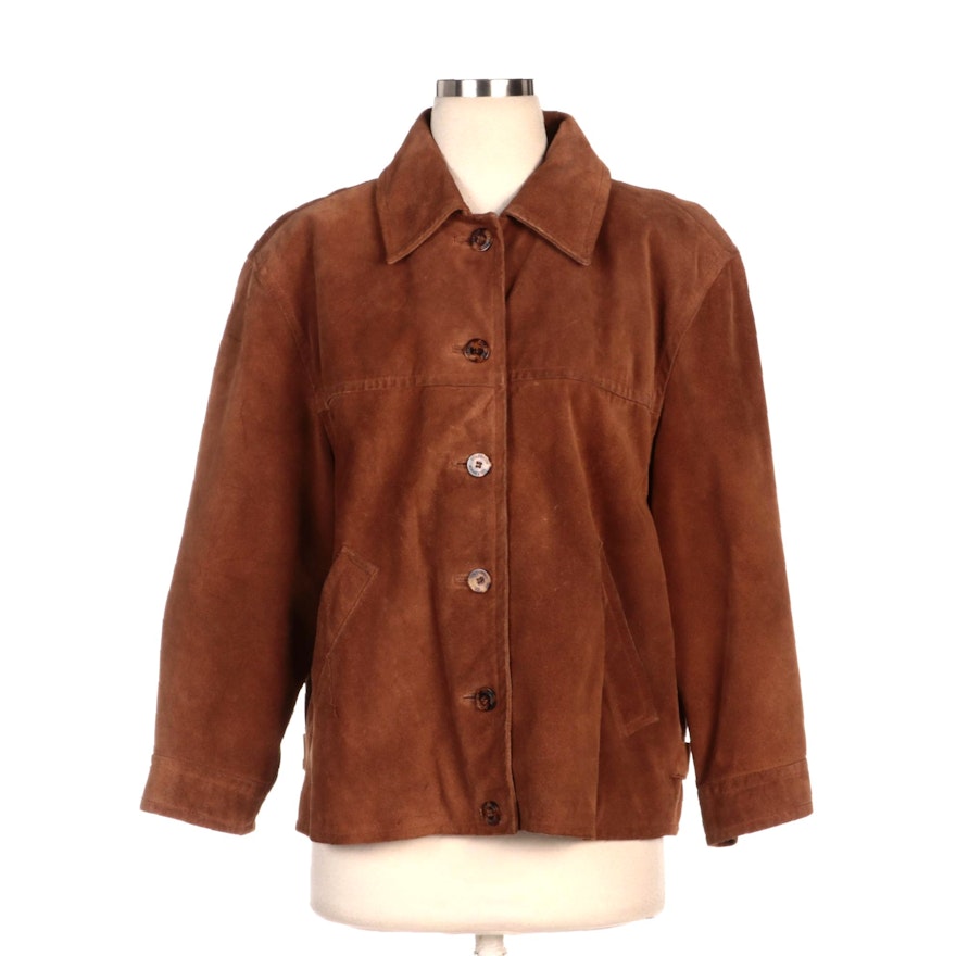 Colebrook & Co. Brown Suede Jacket