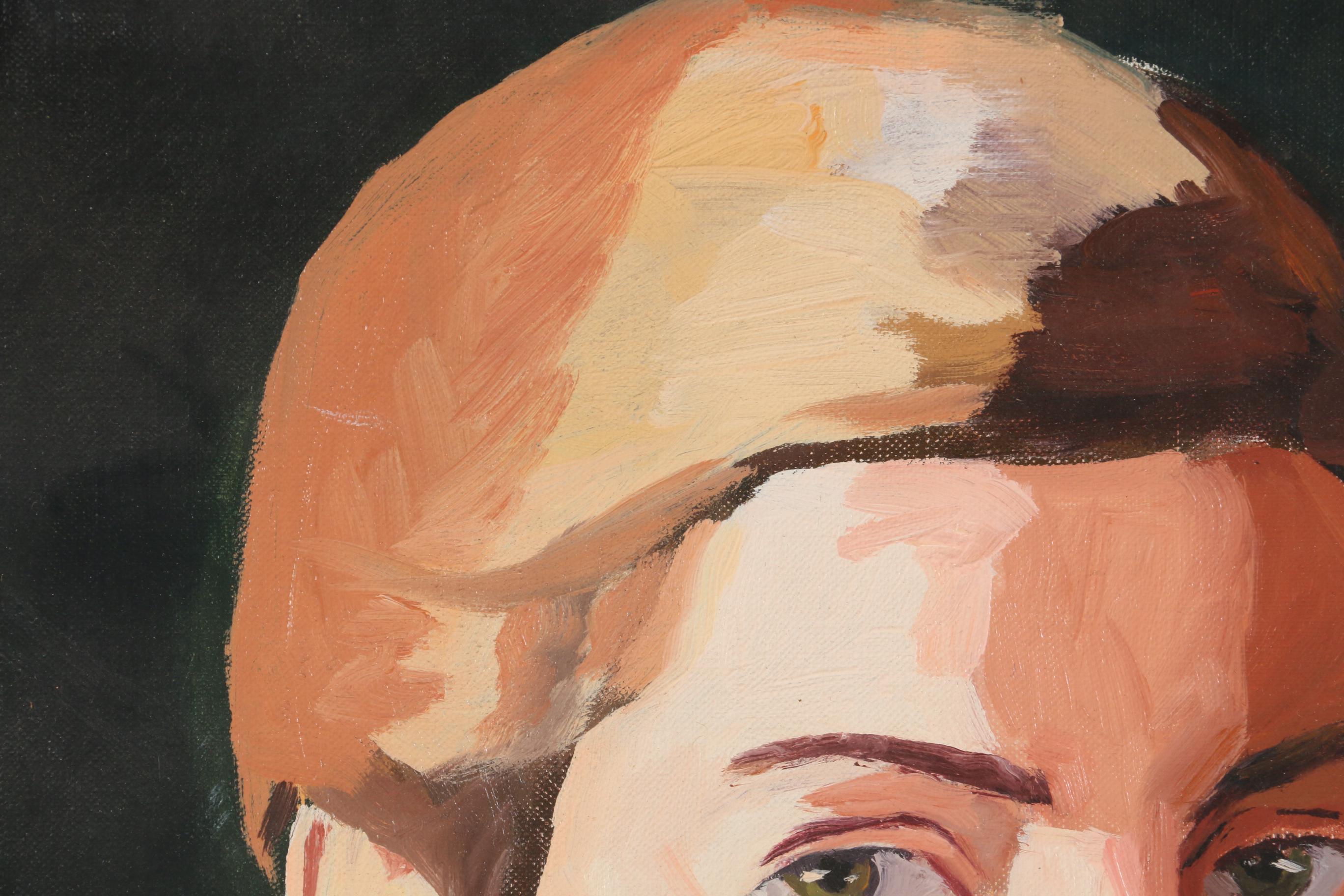 Stephen Hankin Oil Painting "Lorraine," 1982