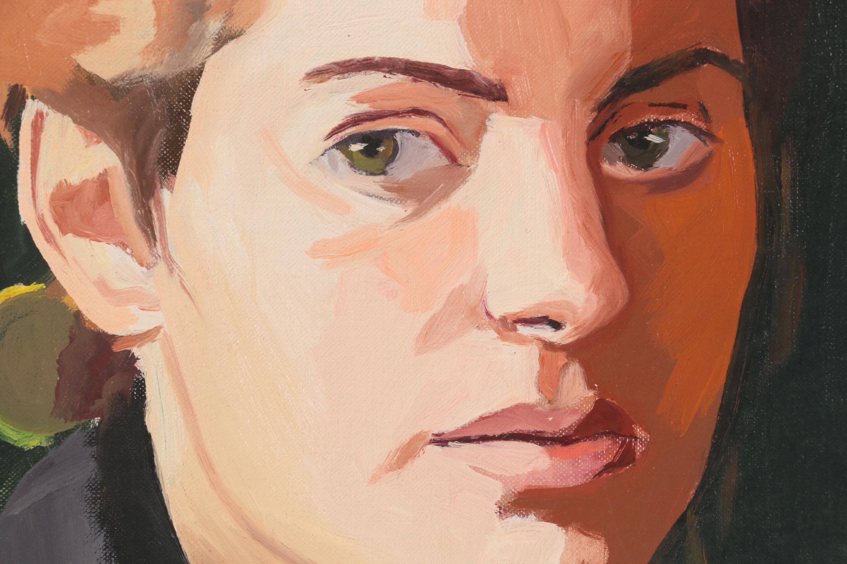 Stephen Hankin Oil Painting "Lorraine," 1982