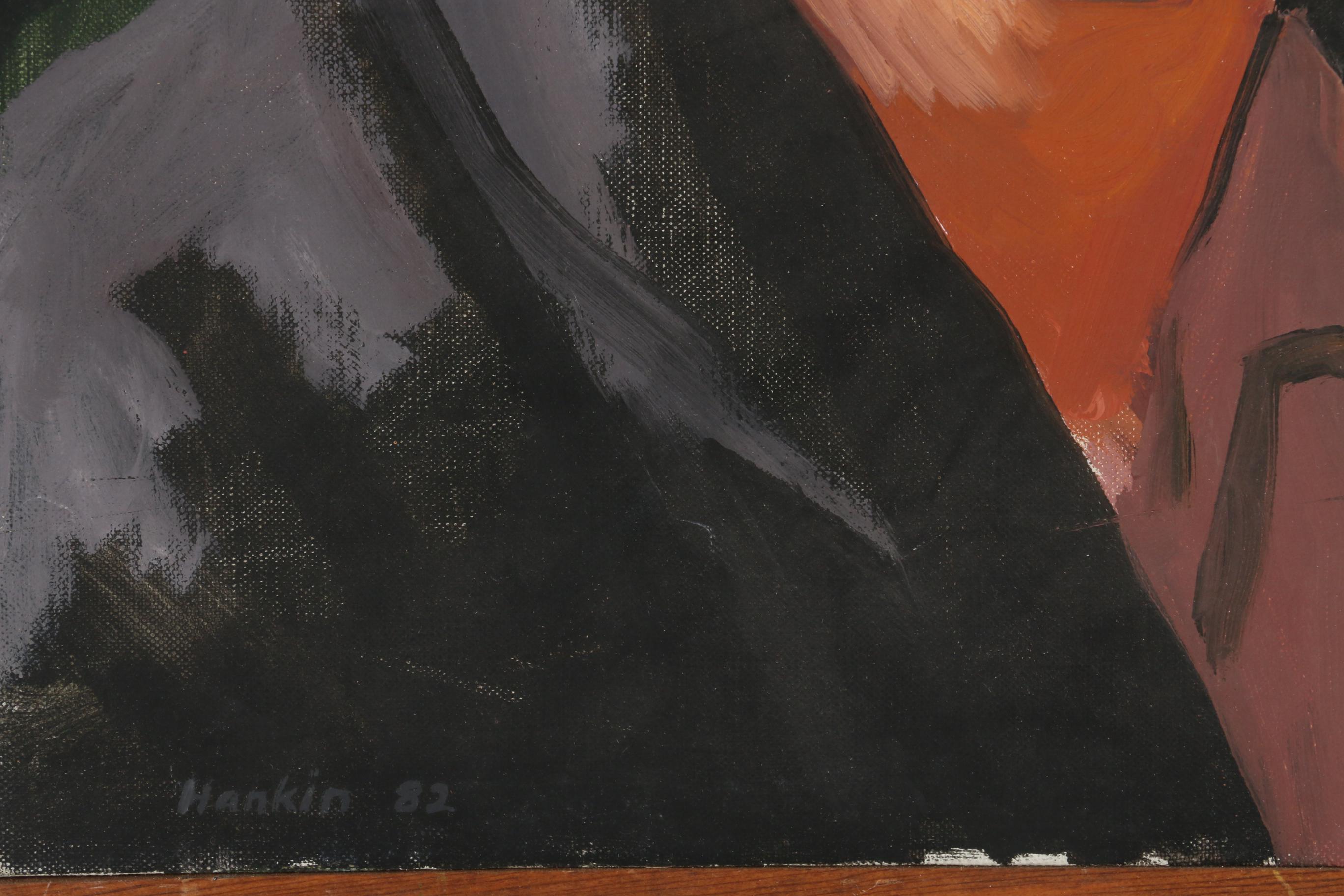 Stephen Hankin Oil Painting "Lorraine," 1982