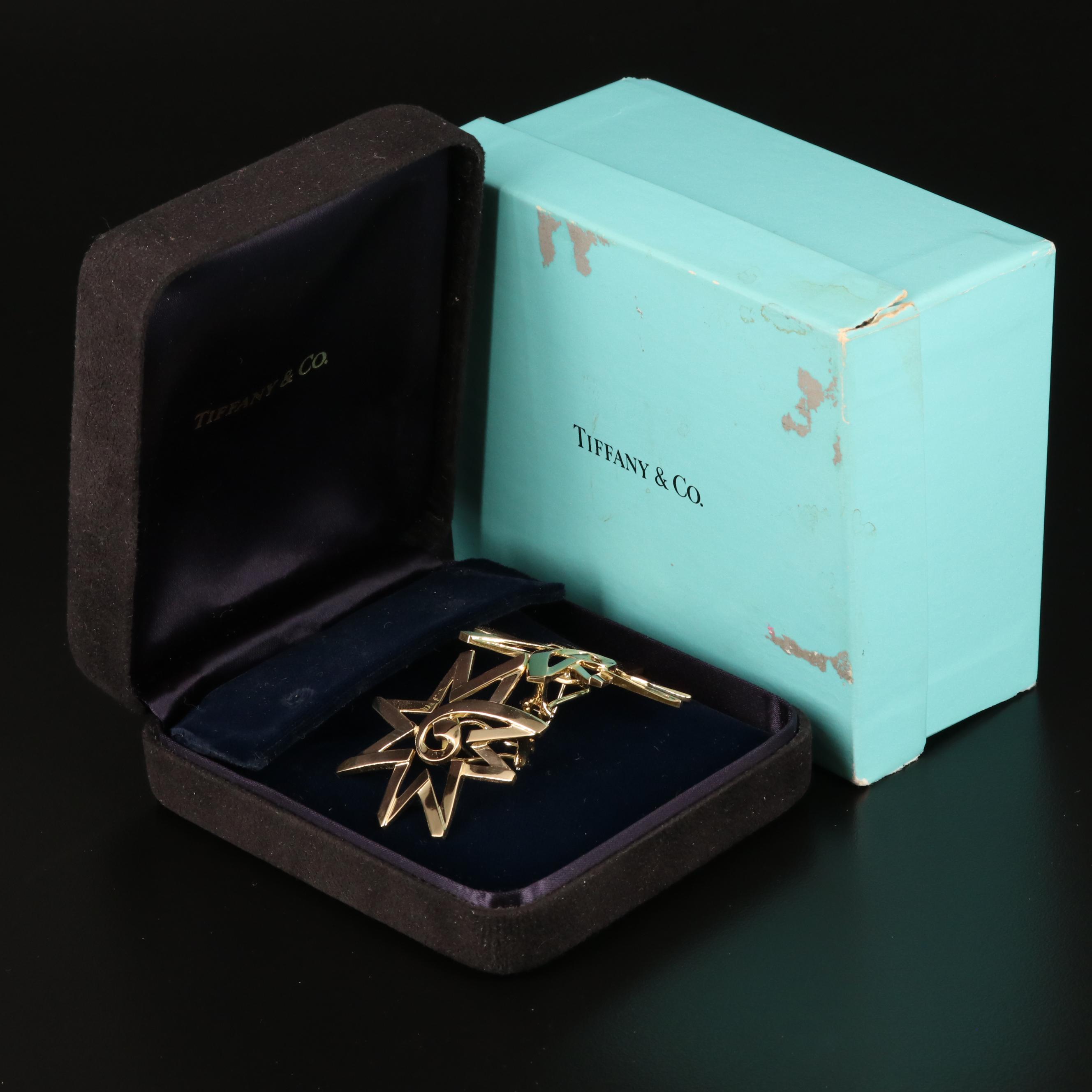 Paloma Picasso for Tiffany & Co. "Starburst" 18K Earrings