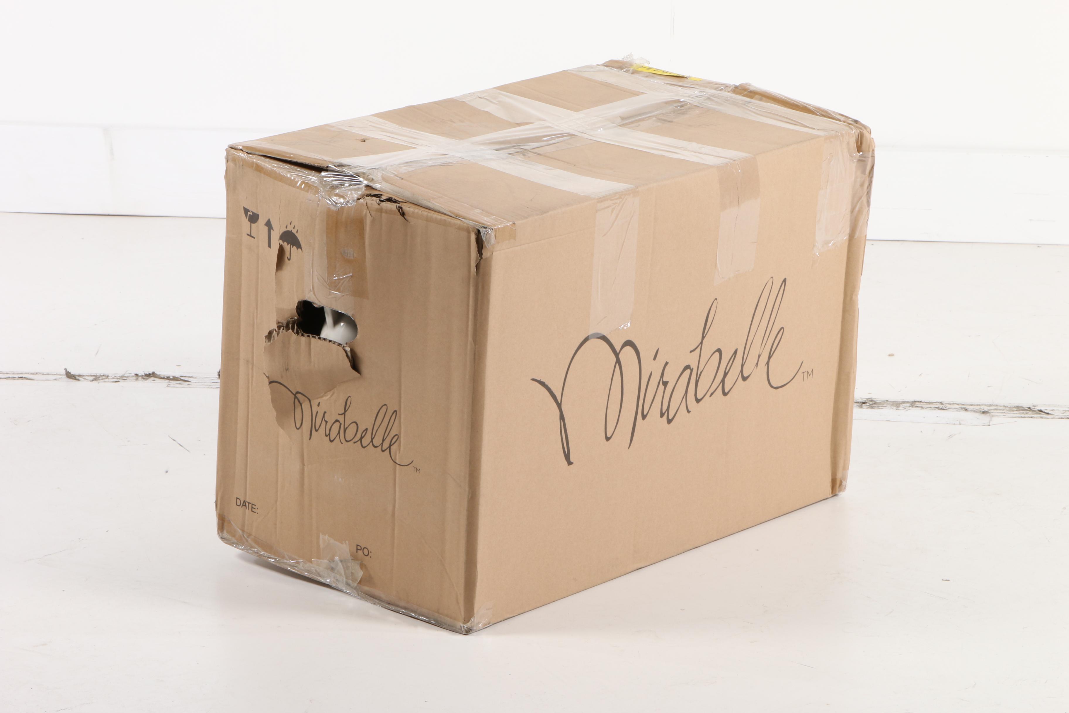 "Bradenton" Porcelain Elongated Toilet Bowl in White