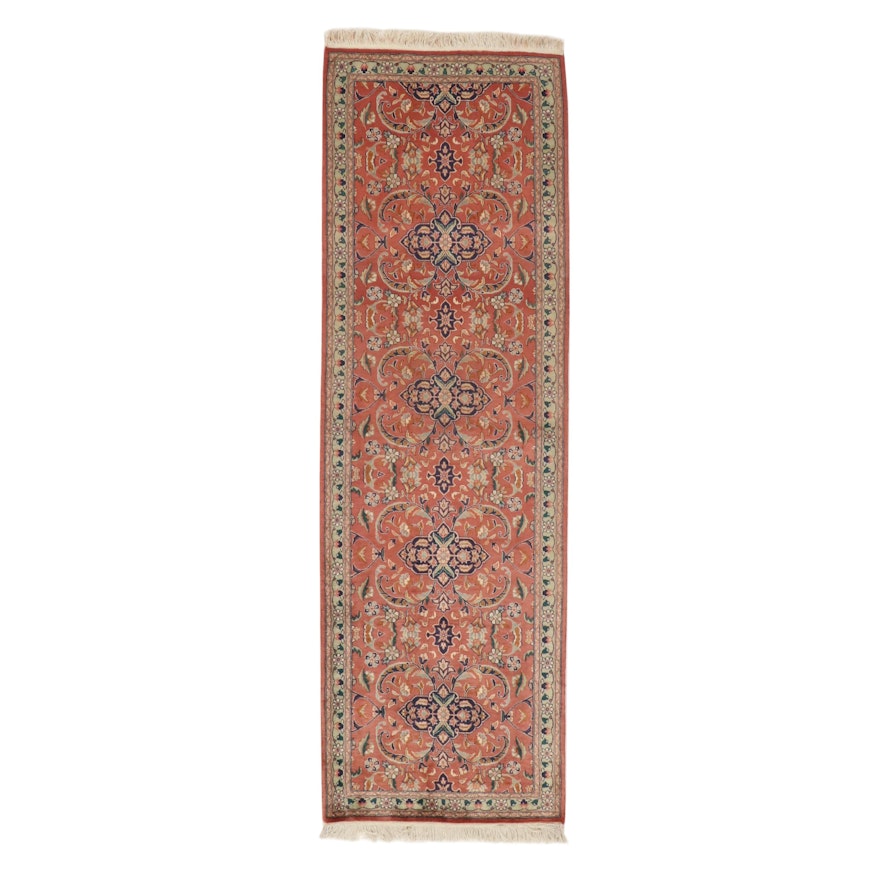 2'8 x 8'8 Hand-Knotted Indo-Persian Carpet Runner
