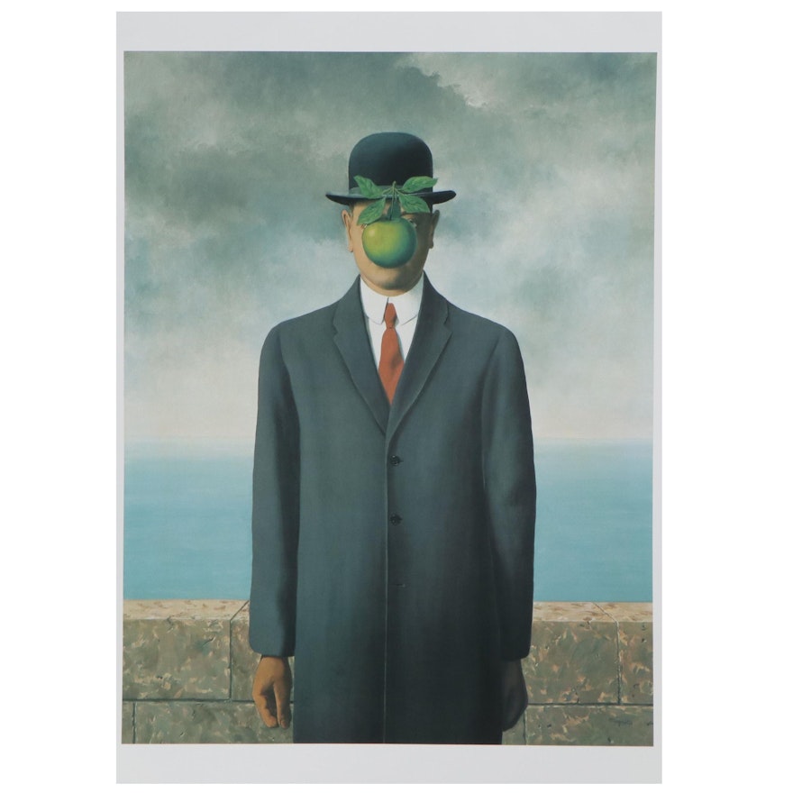 Offset Lithograph after René Magritte "Son of a Man"