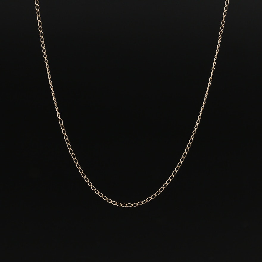 14K Cable Chain Necklace