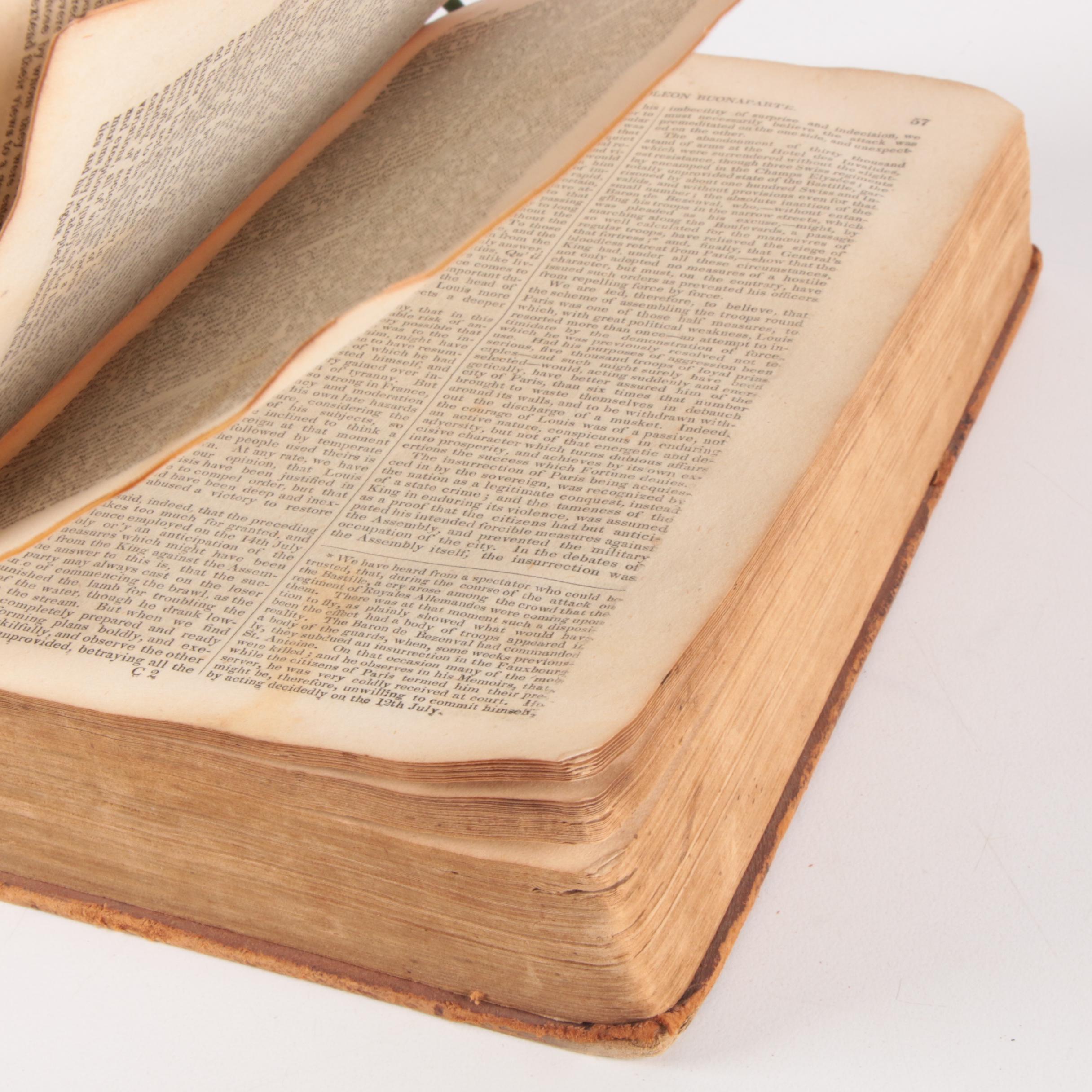 "The Life of Napoleon Buonaparte" Two-Volume Set by Sir Walter Scott, 1828