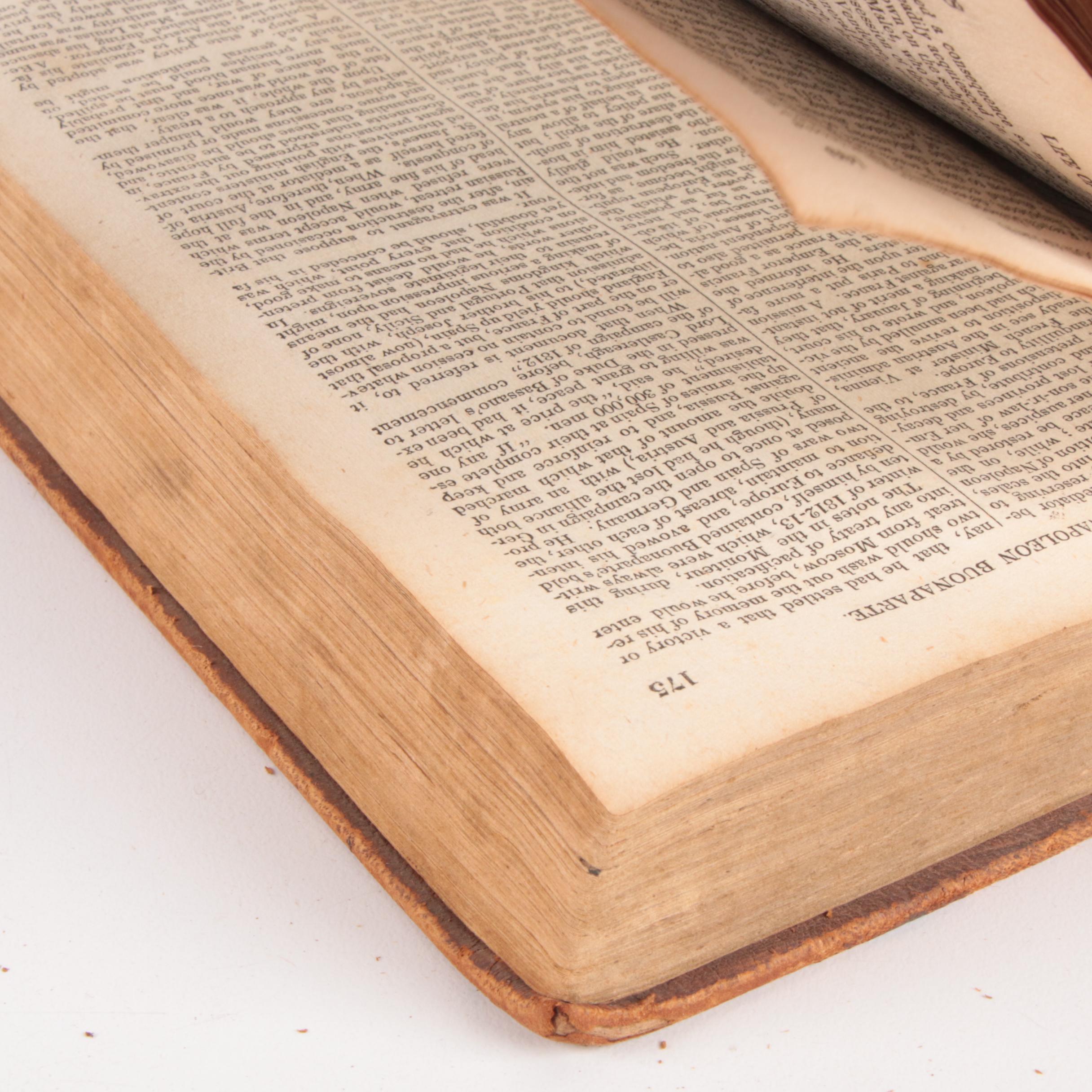 "The Life of Napoleon Buonaparte" Two-Volume Set by Sir Walter Scott, 1828