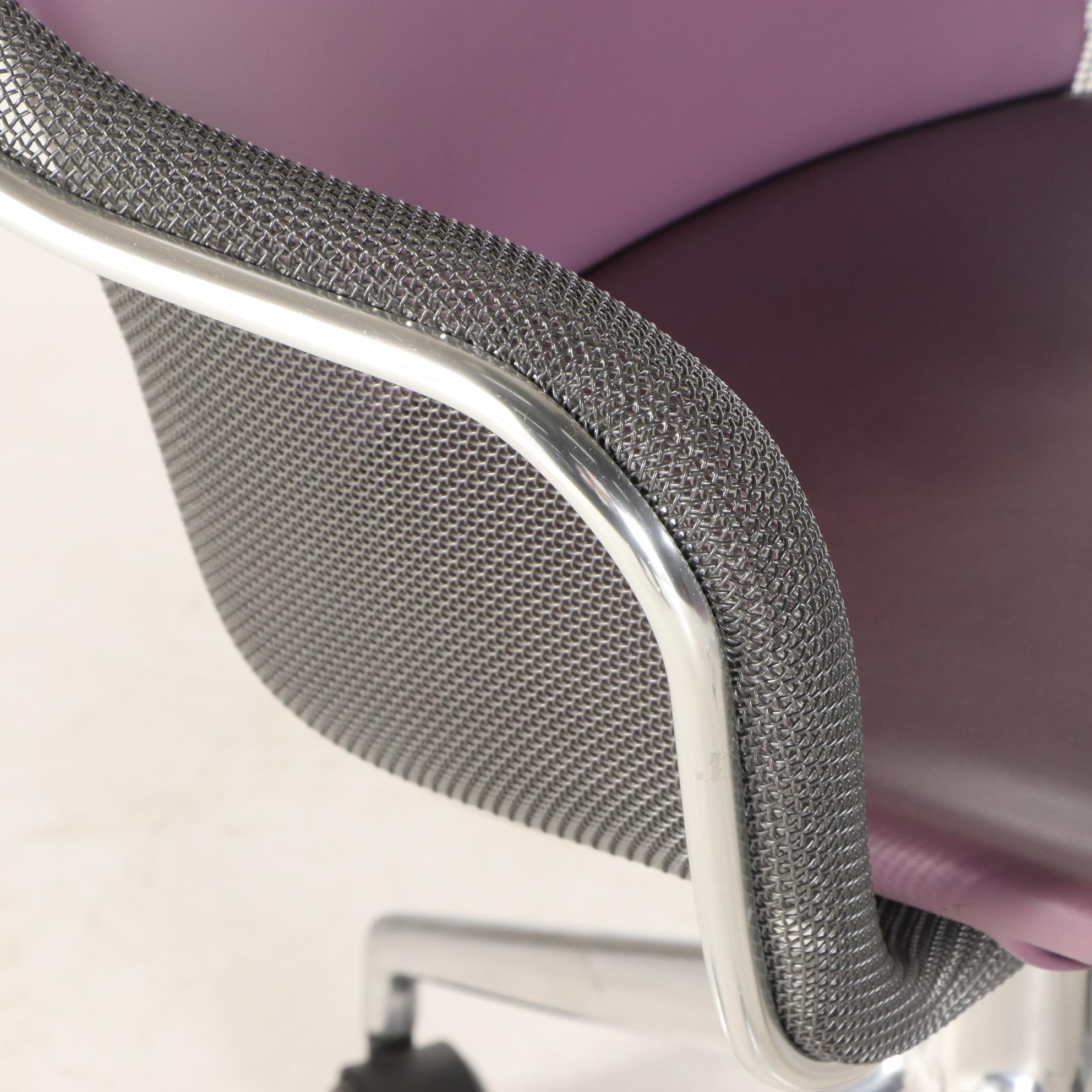 B&B Italia "Maxalto" Mesh and Metal Swivel Office Chairs by Antonio Citterio