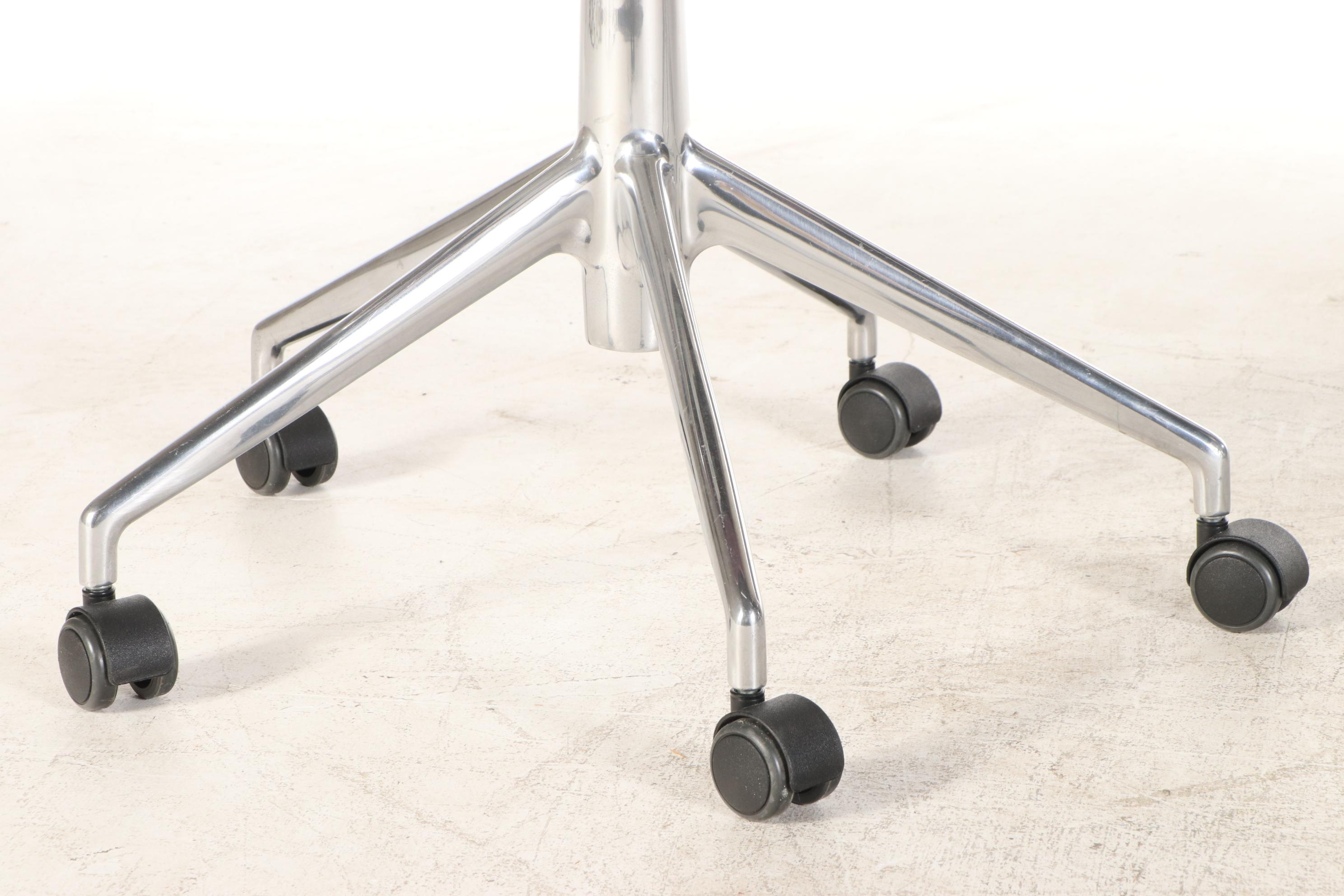 B&B Italia "Maxalto" Mesh and Metal Swivel Office Chairs by Antonio Citterio