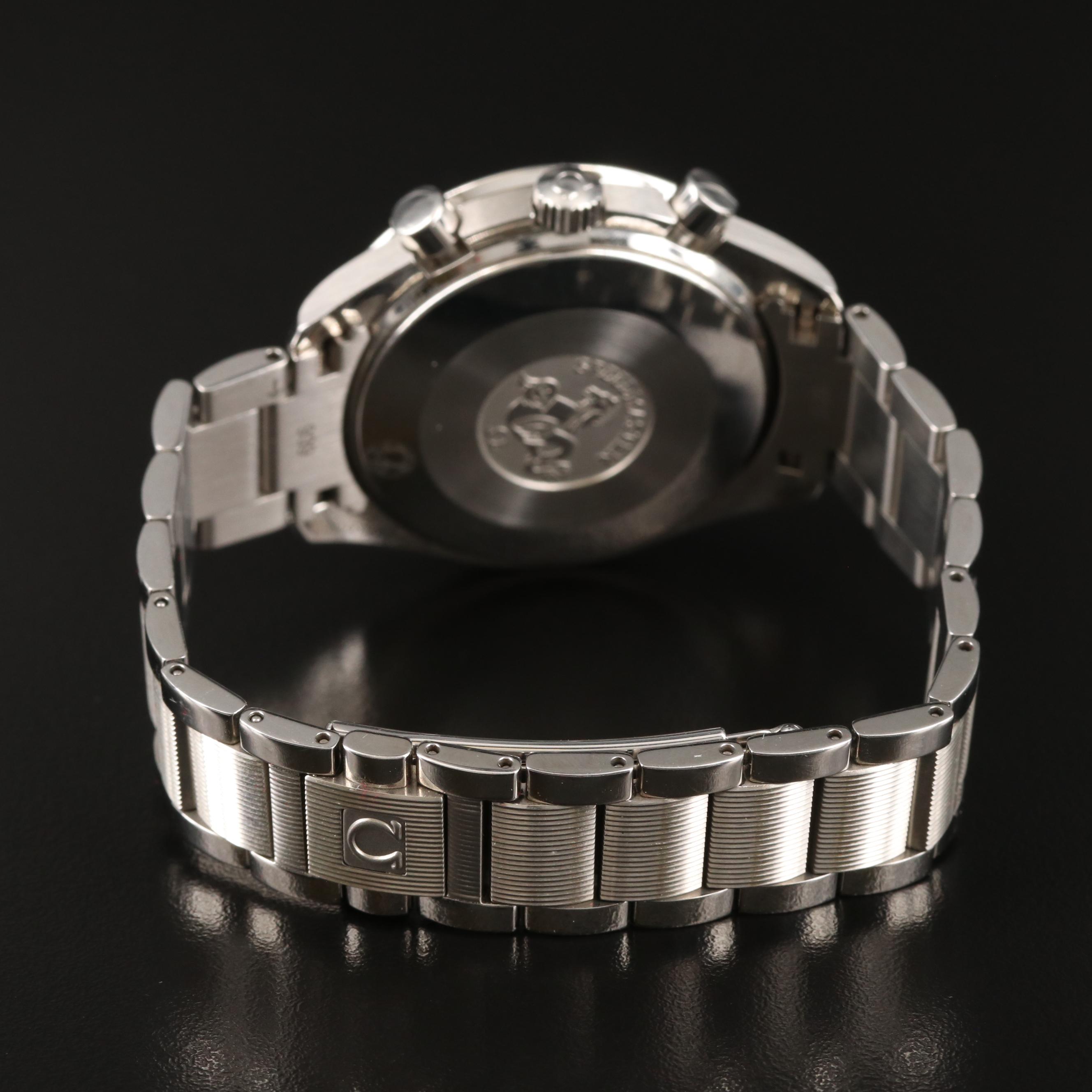 Omega "Speedmaster" Reduced Automatic Watch with Mother of Pearl Dial