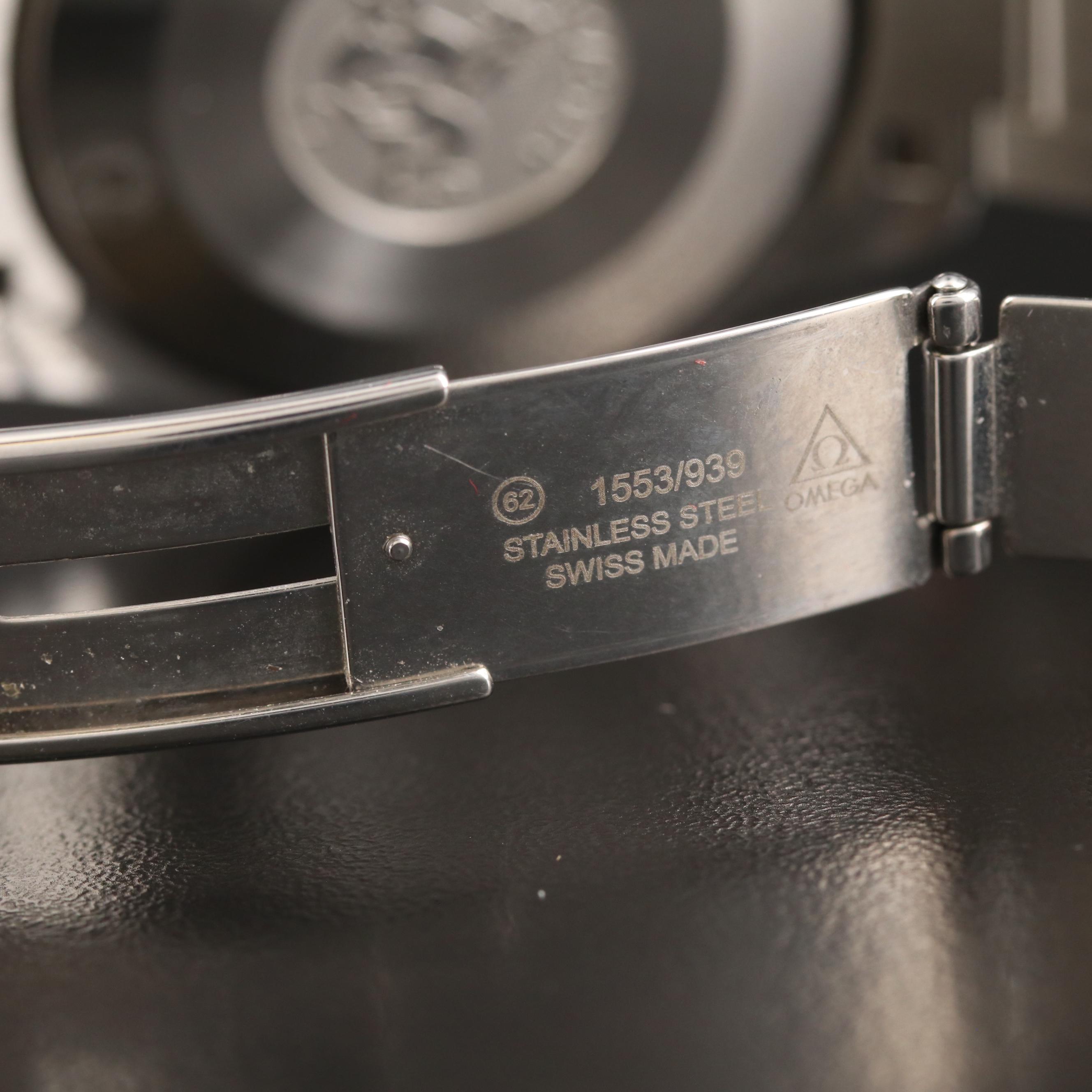 Omega "Speedmaster" Reduced Automatic Watch with Mother of Pearl Dial