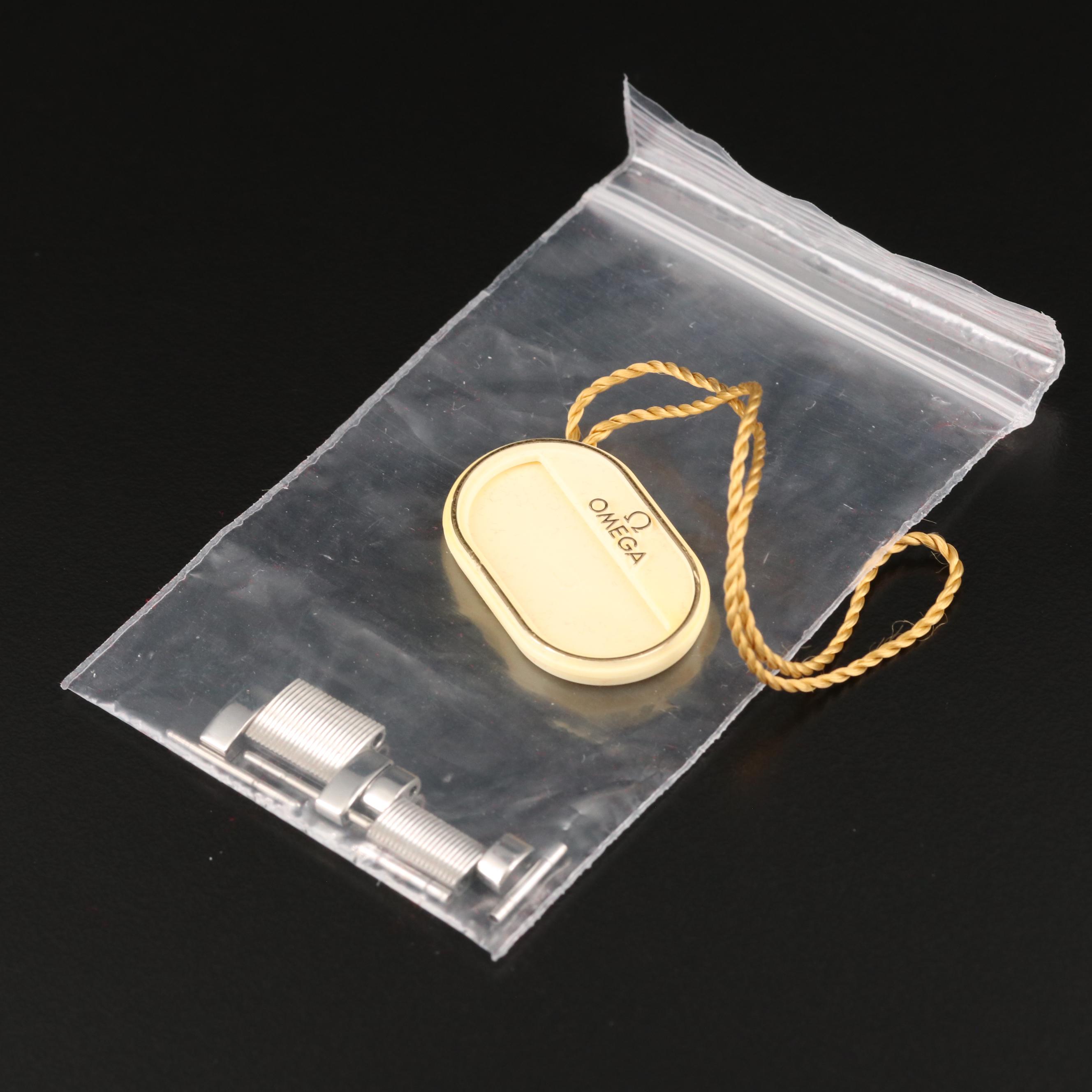 Omega "Speedmaster" Reduced Automatic Watch with Mother of Pearl Dial