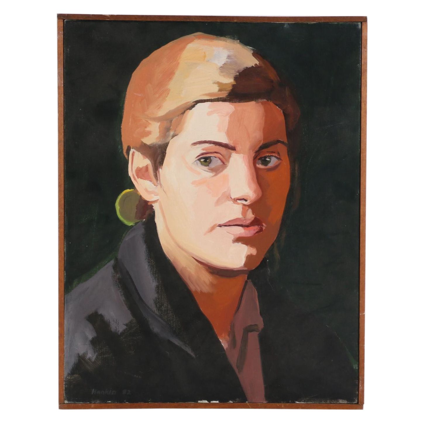 Stephen Hankin Oil Painting "Lorraine," 1982